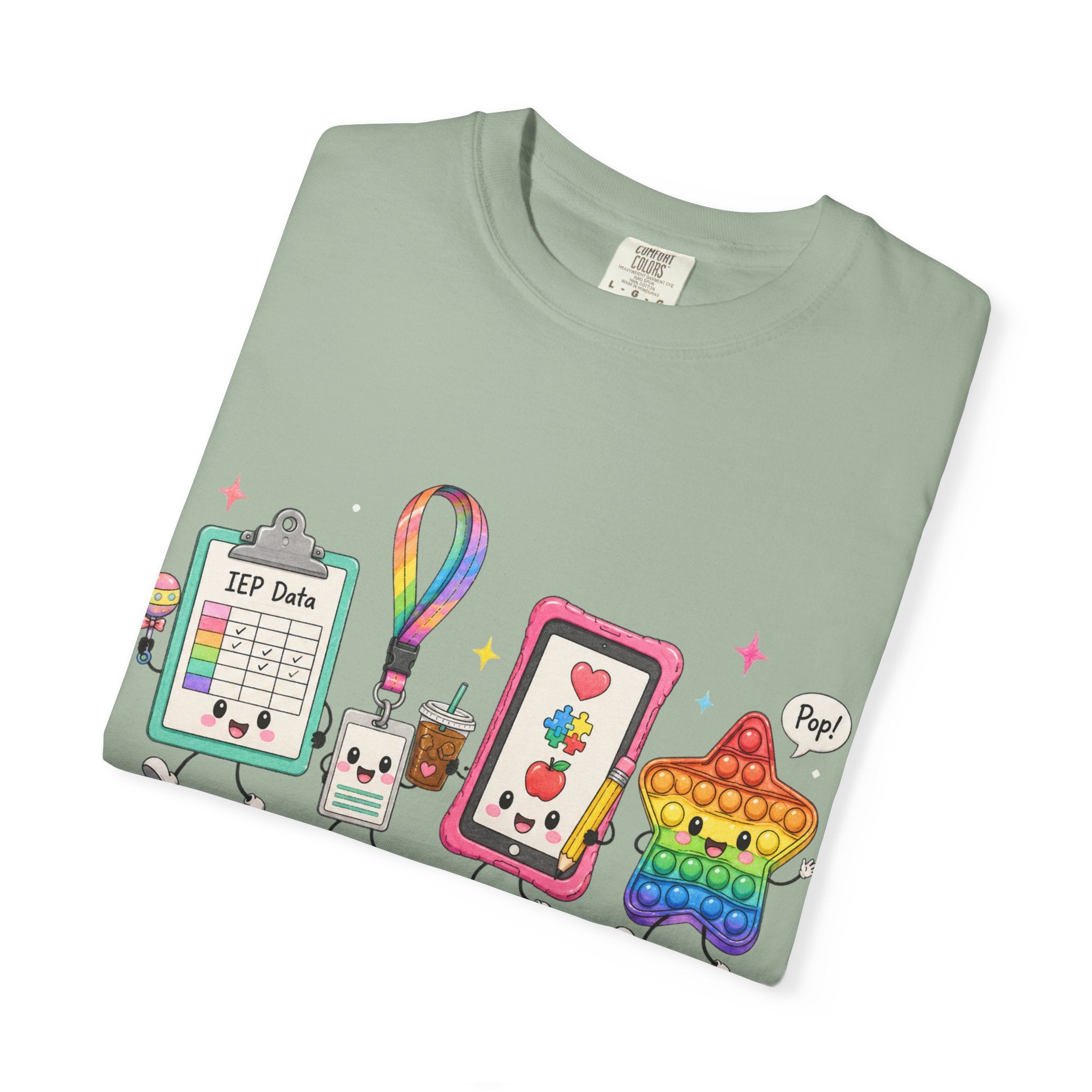 Teacher Tech Friends Graphic T-Shirt — IEP data