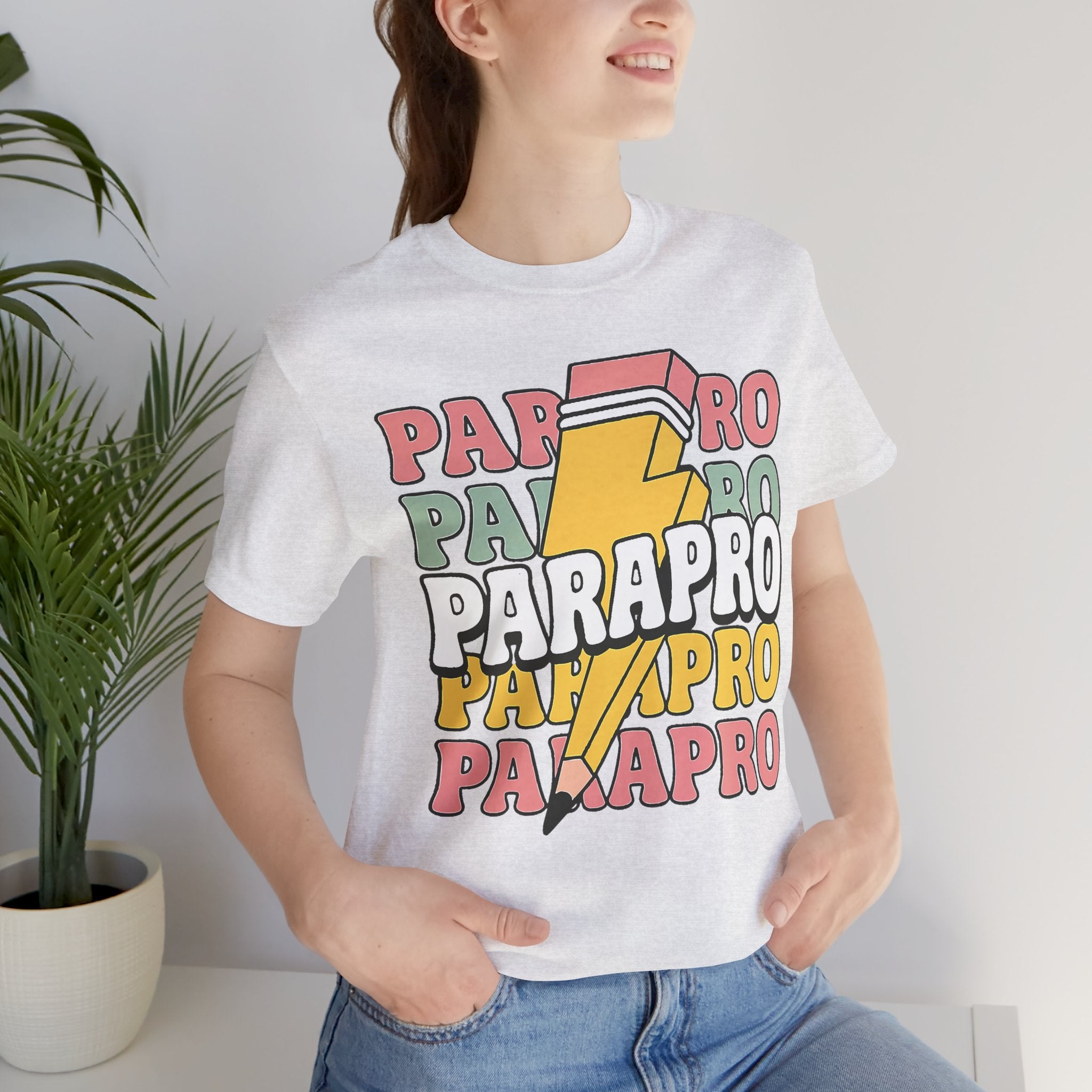Parapro Pencil Tee — Retro Paraprofessional Appreciation Shirt