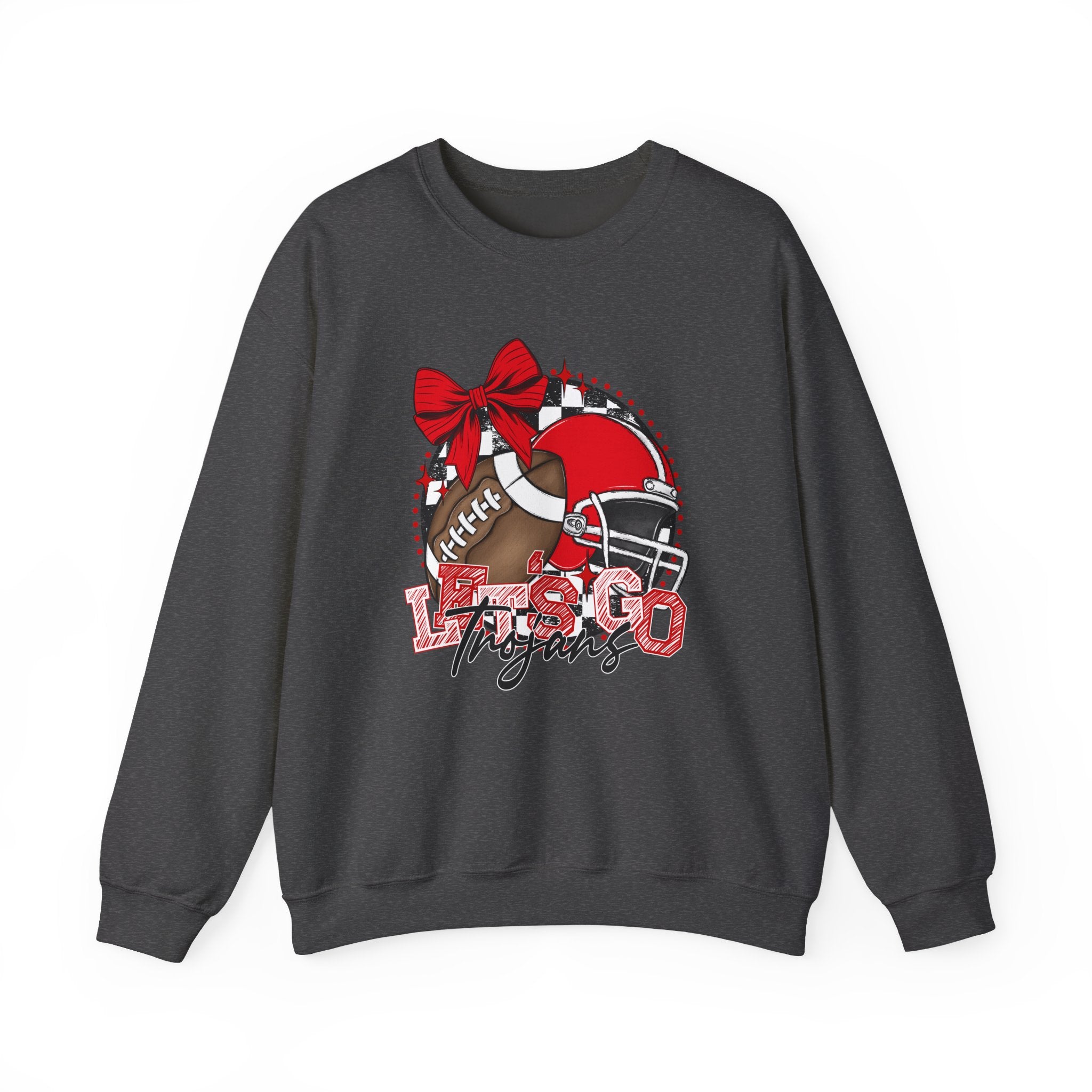 Trojans Football Mom Crewneck Sweatshirt