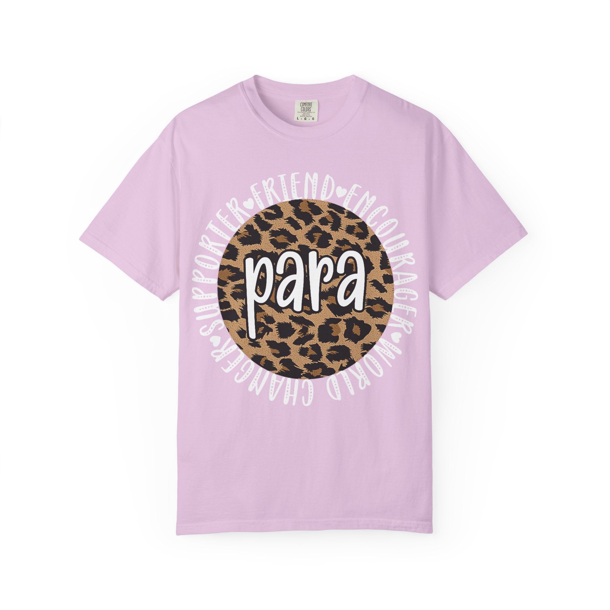 Para Leopard Circle T-Shirt — Supporter, Friend & Encourager Tee