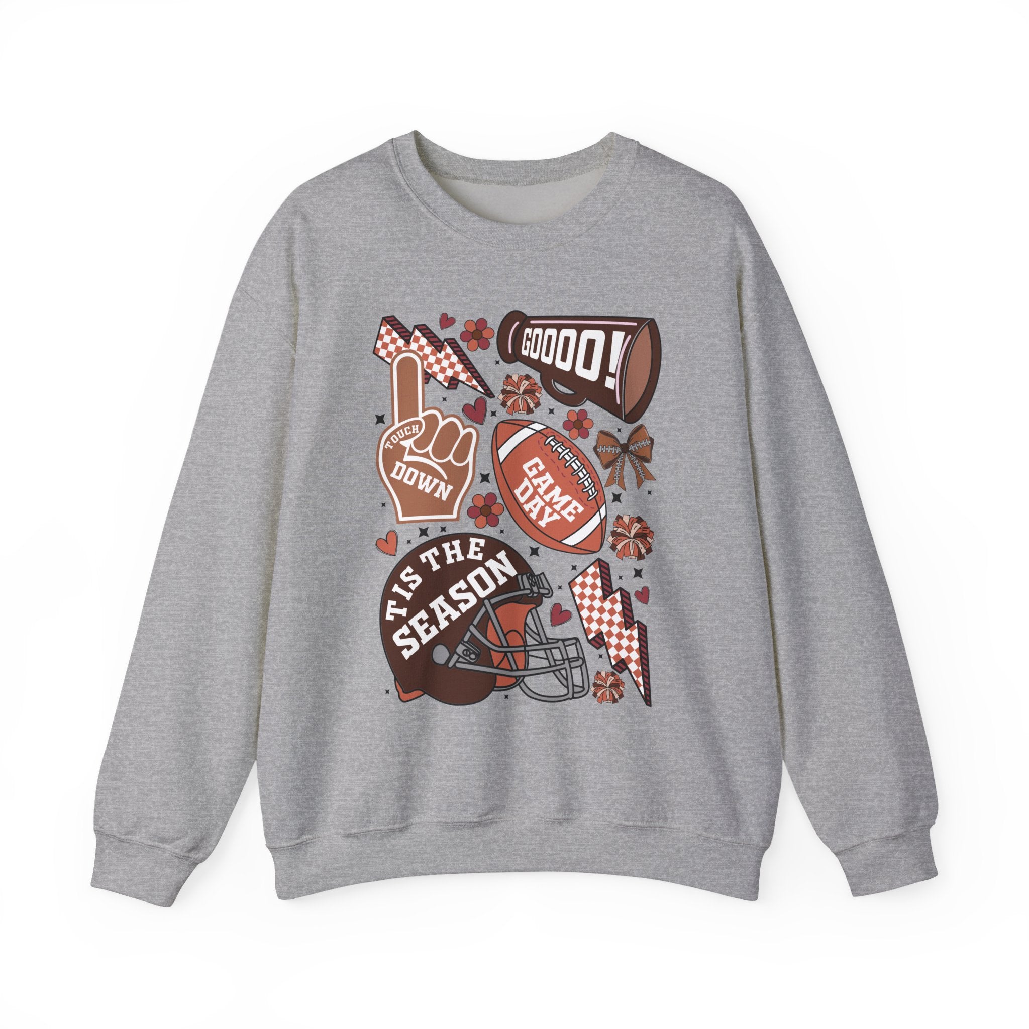 Football Season Crewneck Sweatshirt – 'Tis the Season Game Day Design