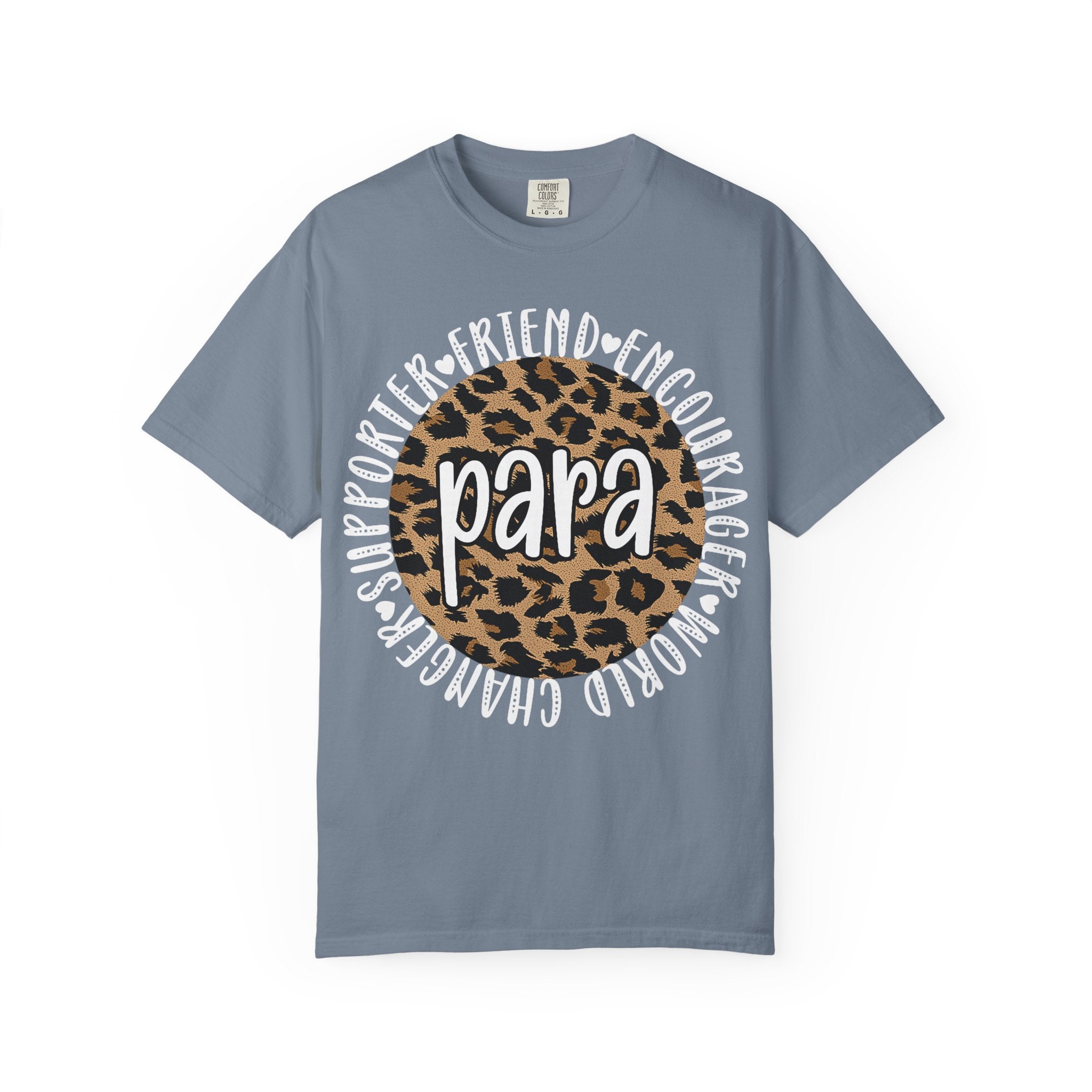 Para Leopard Circle T-Shirt — Supporter, Friend & Encourager Tee
