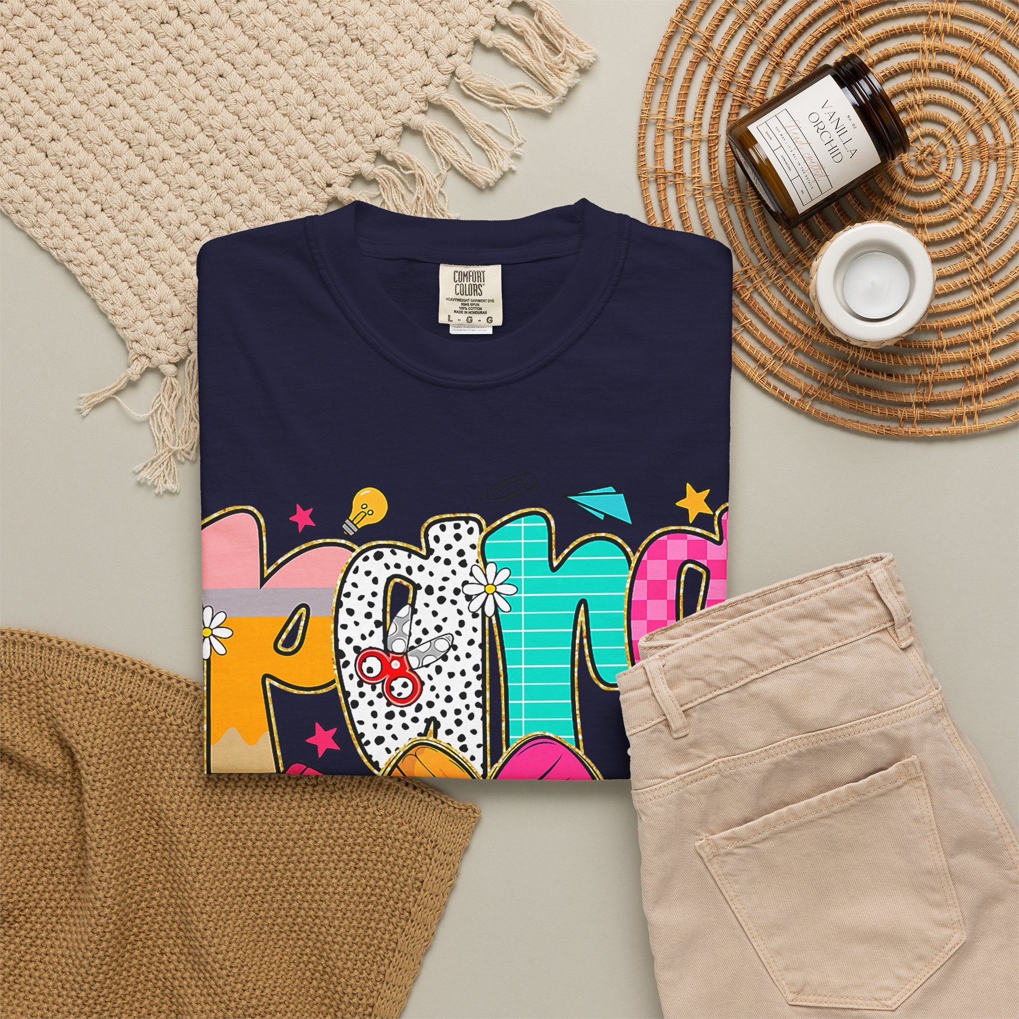 Kind Colorblock Graphic Para Tee