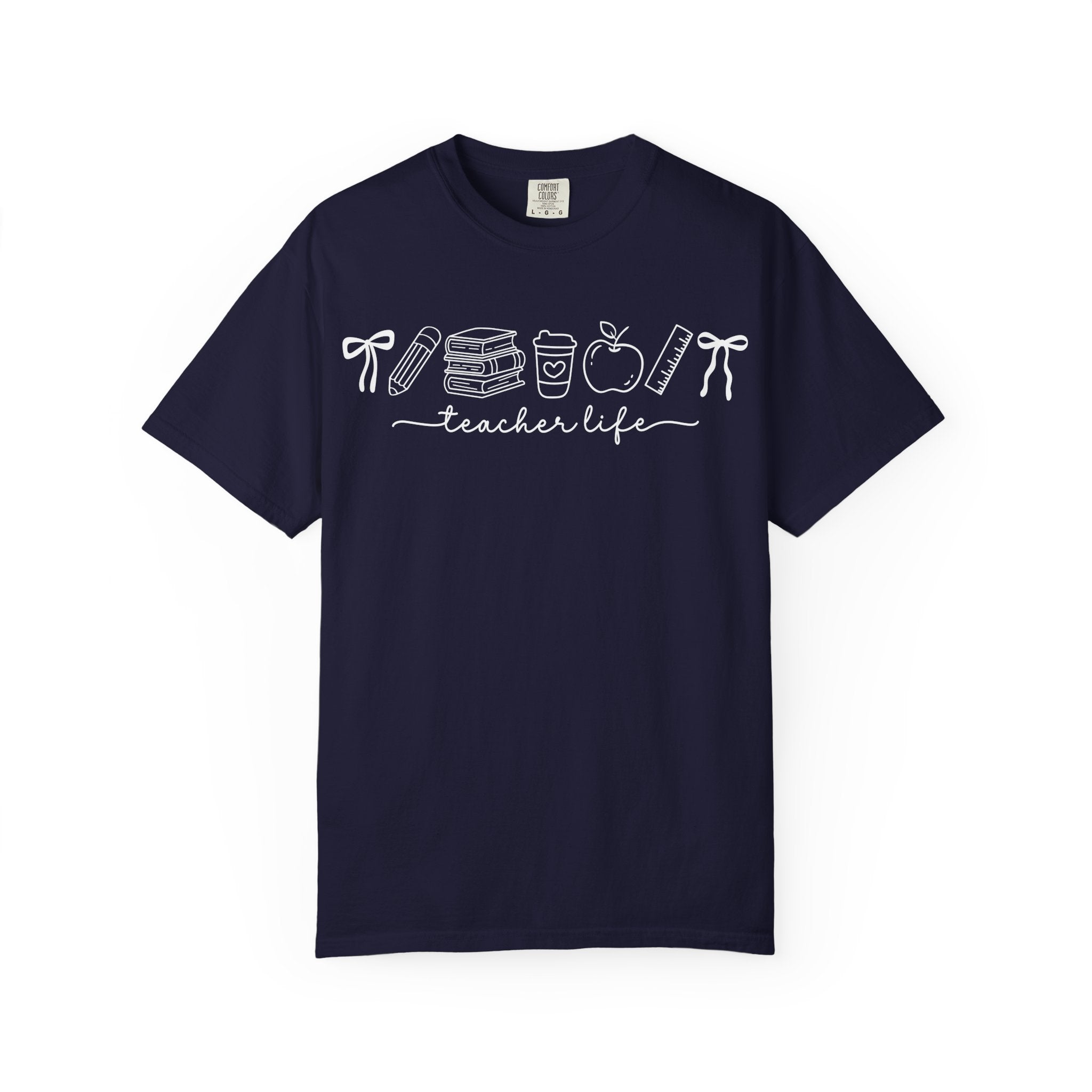 Teacher T-Shirt — Minimal Vintage Cream Tee