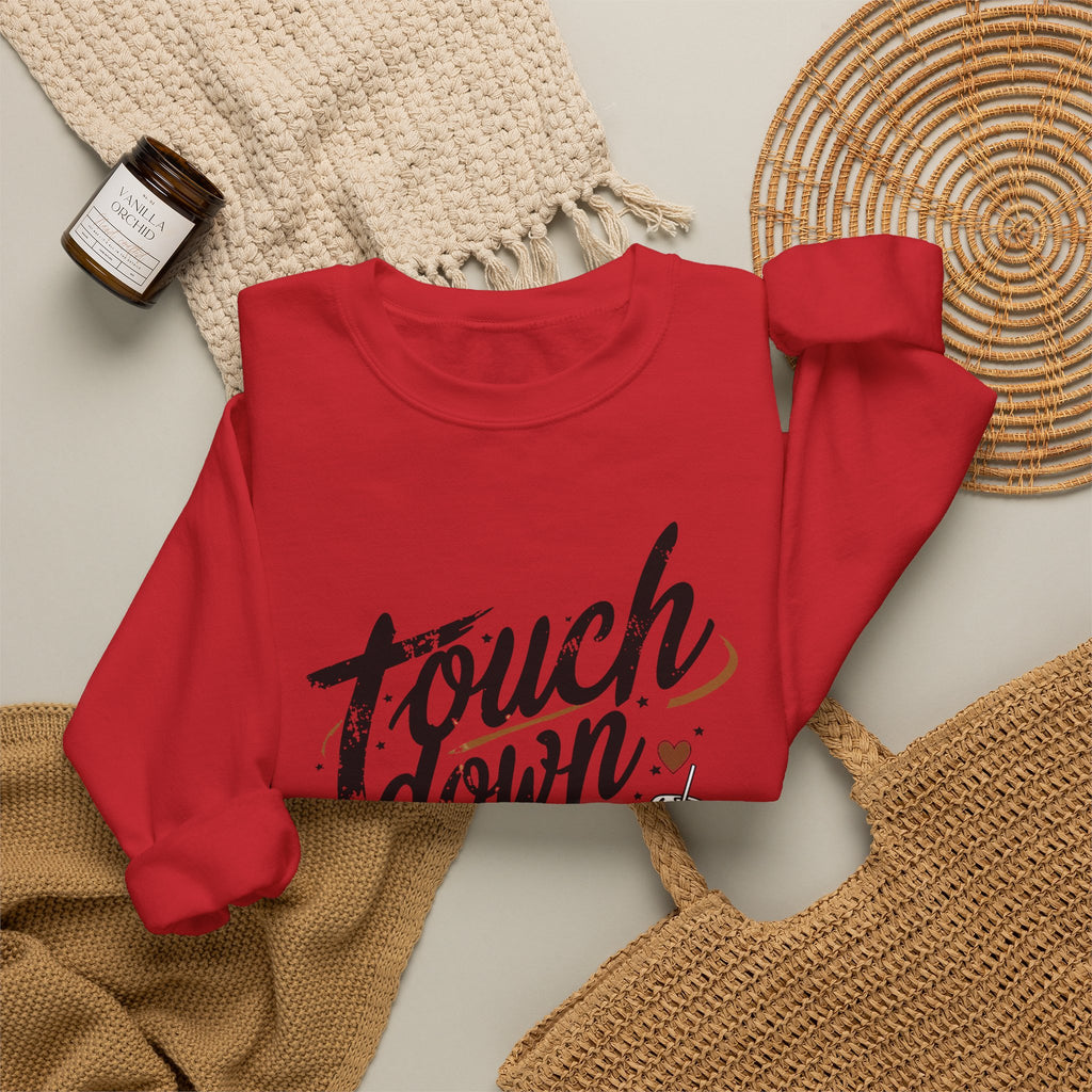 Touchdown Season Crewneck Sweatshirt — Football Fan Game Day Pullover