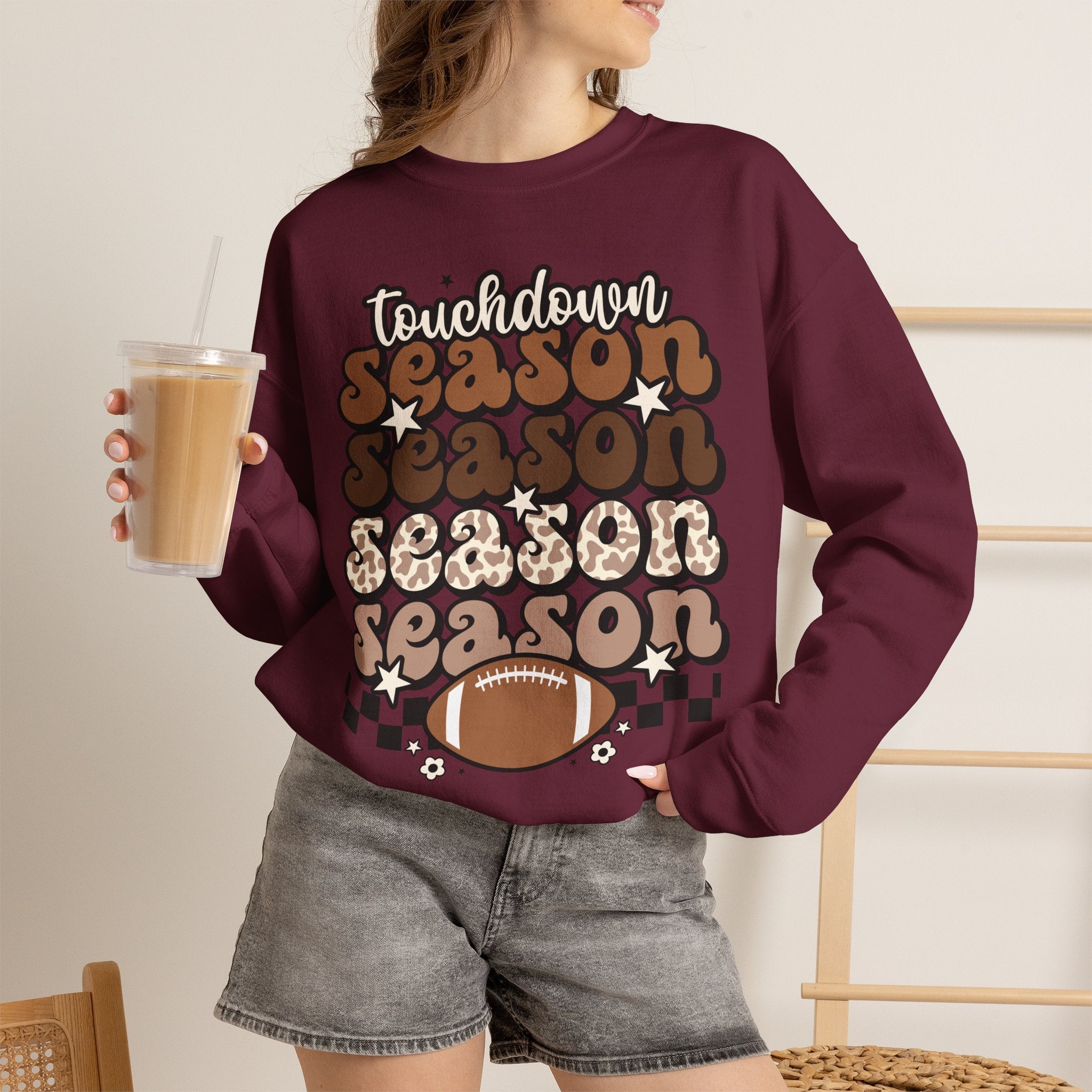 Touchdown Season Unisex Heavy Blend™ Crewneck Sweatshirt