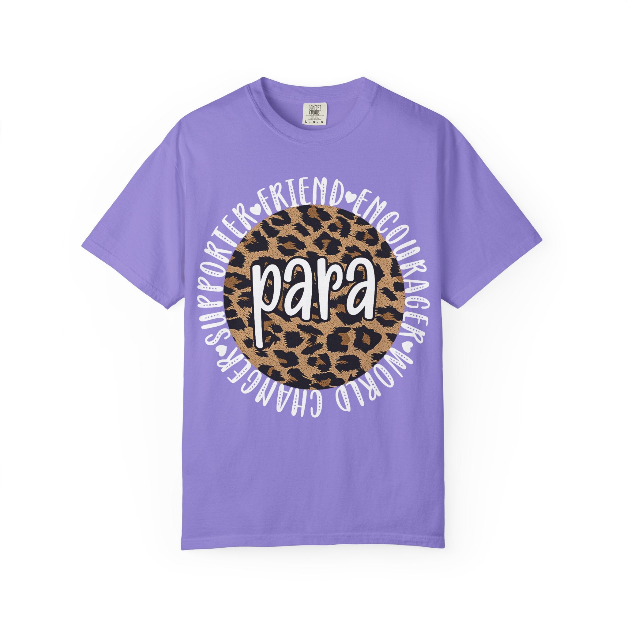 Para Leopard Circle T-Shirt — Supporter, Friend & Encourager Tee