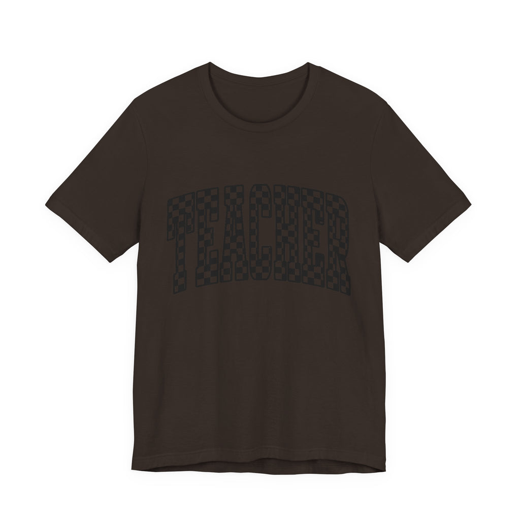 Teacher Checkerboard Graphic Tee