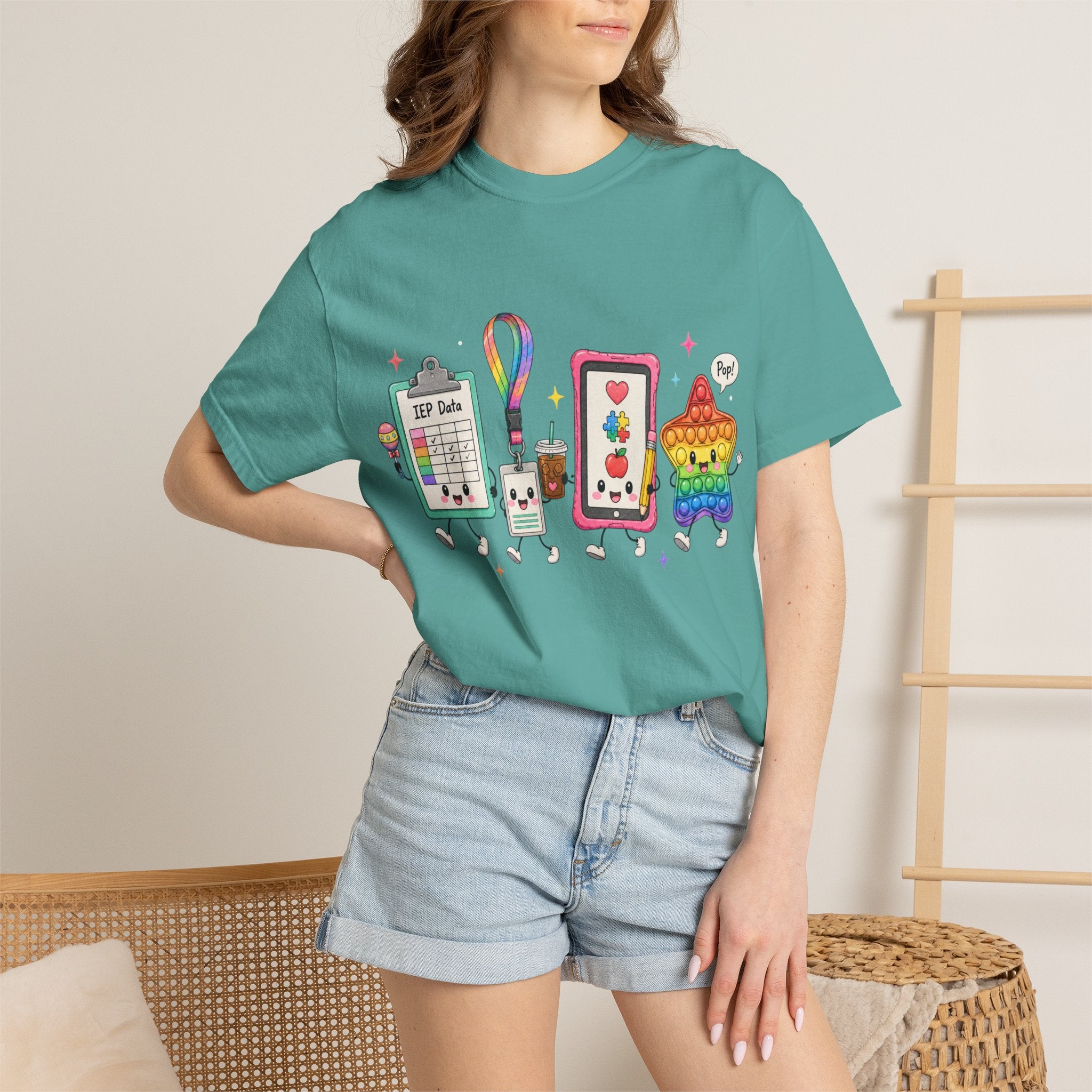 Teacher Tech Friends Graphic T-Shirt — IEP data