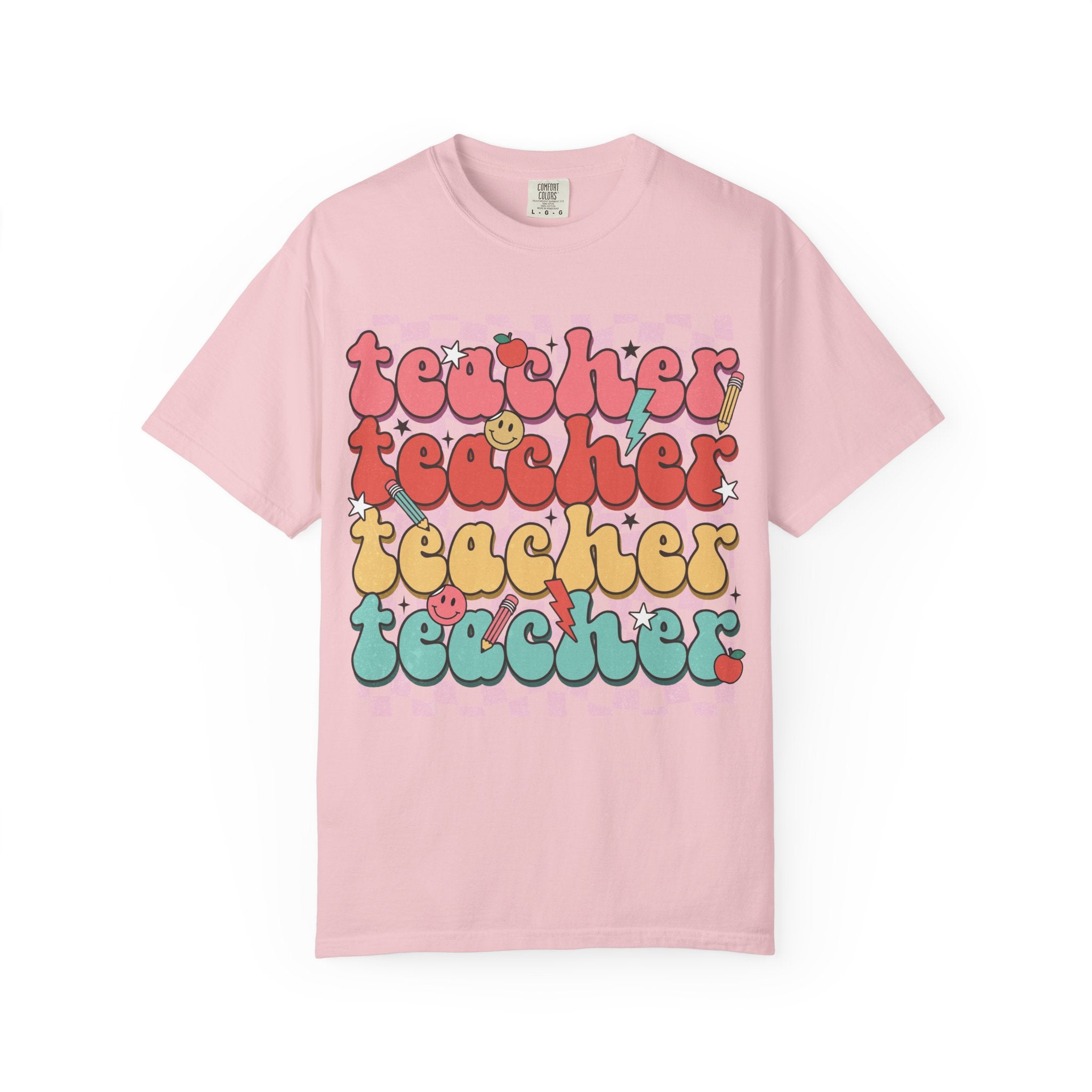 Retro Teacher Smile T-shirt