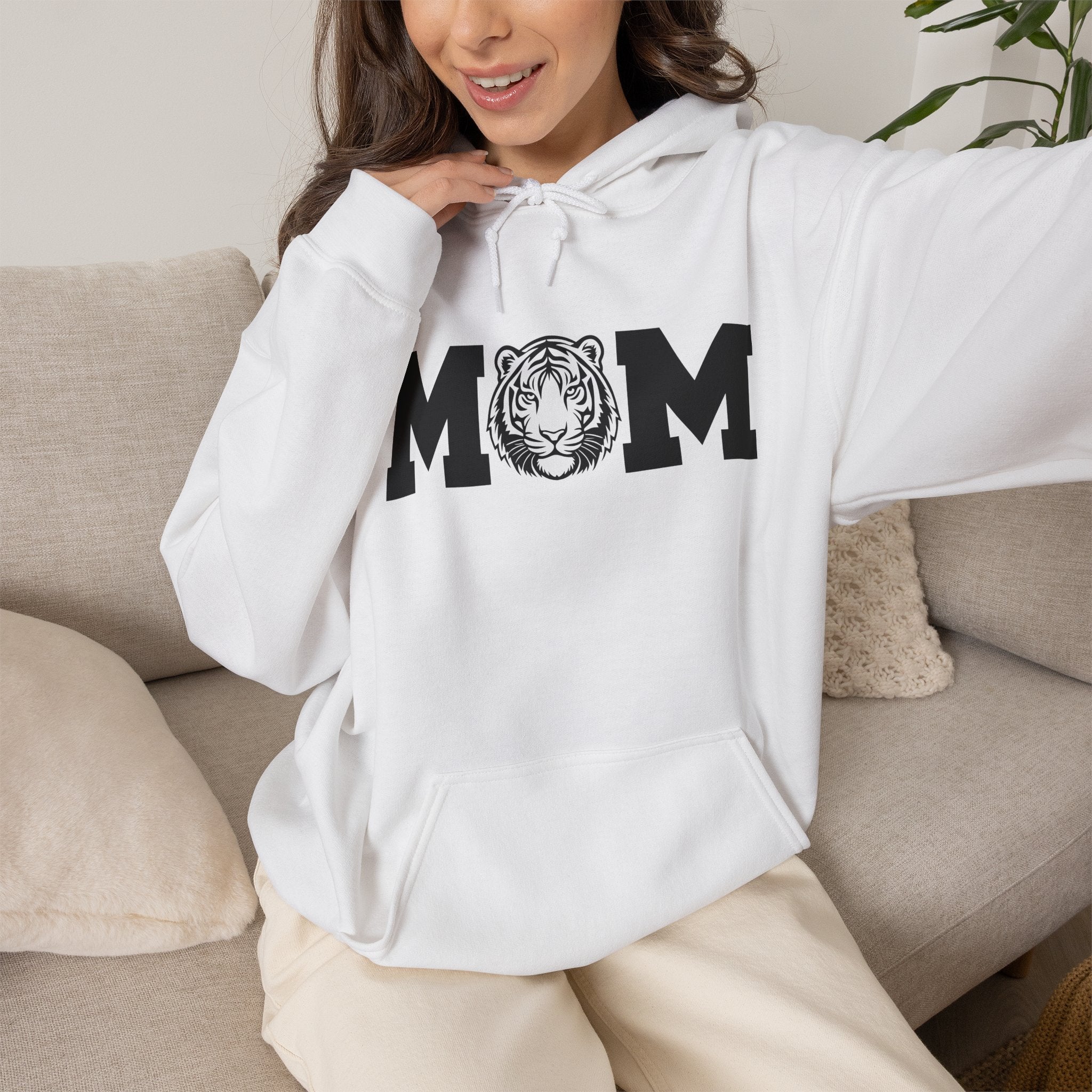 Mom Tiger Hoodie