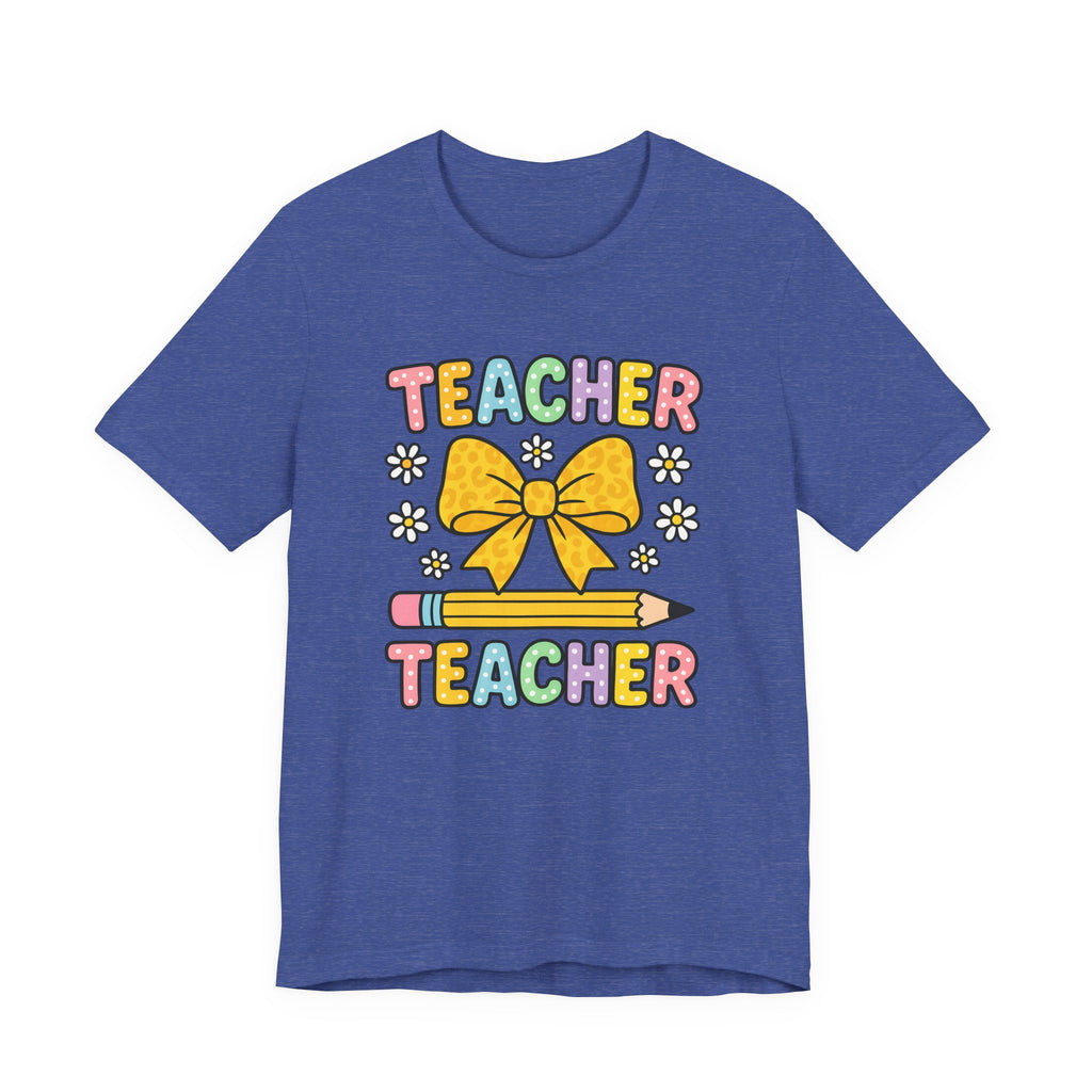 Teacher Bow Pencil T-Shirt