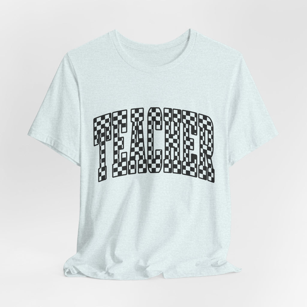 Teacher Checkerboard Graphic Tee