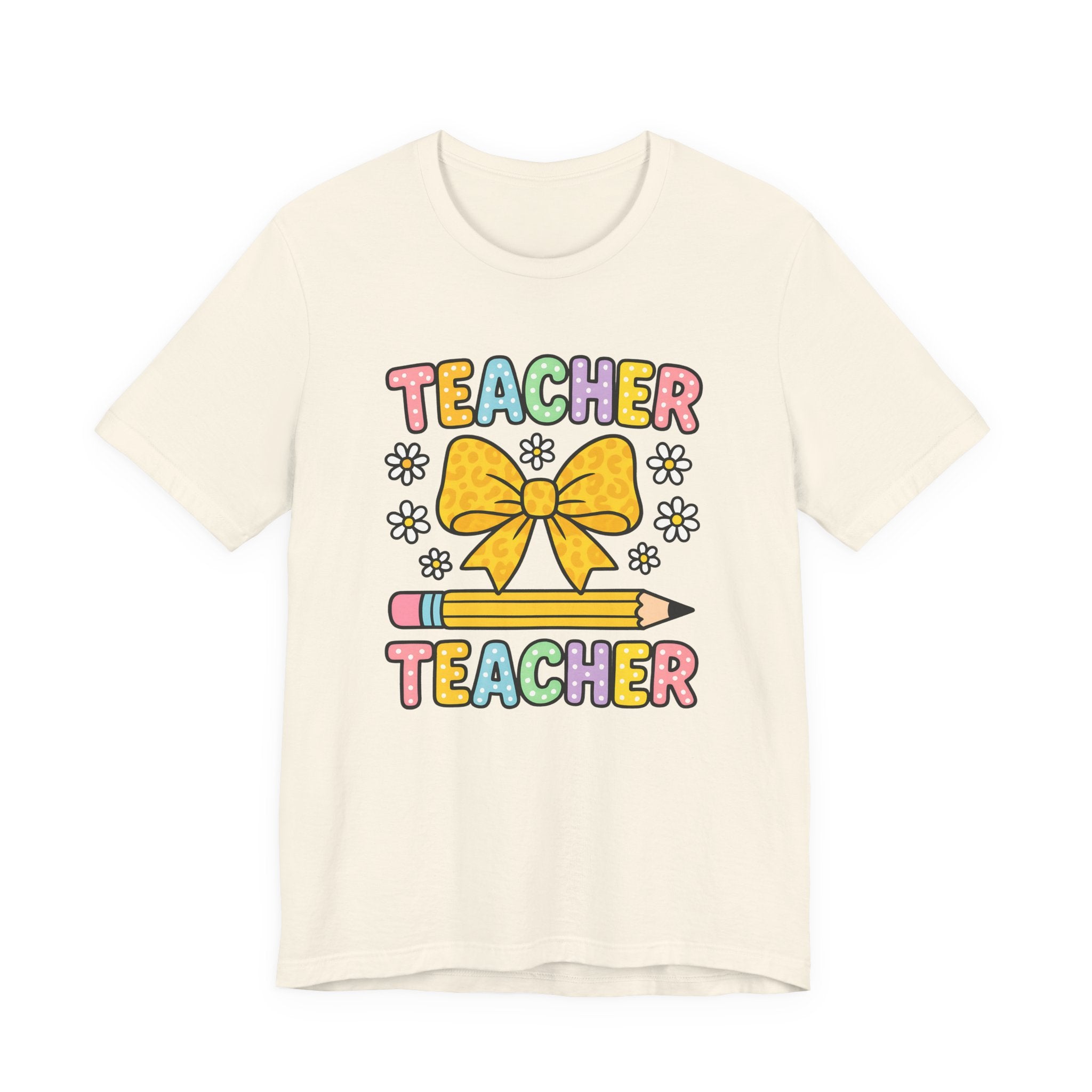 Teacher Bow Pencil T-Shirt