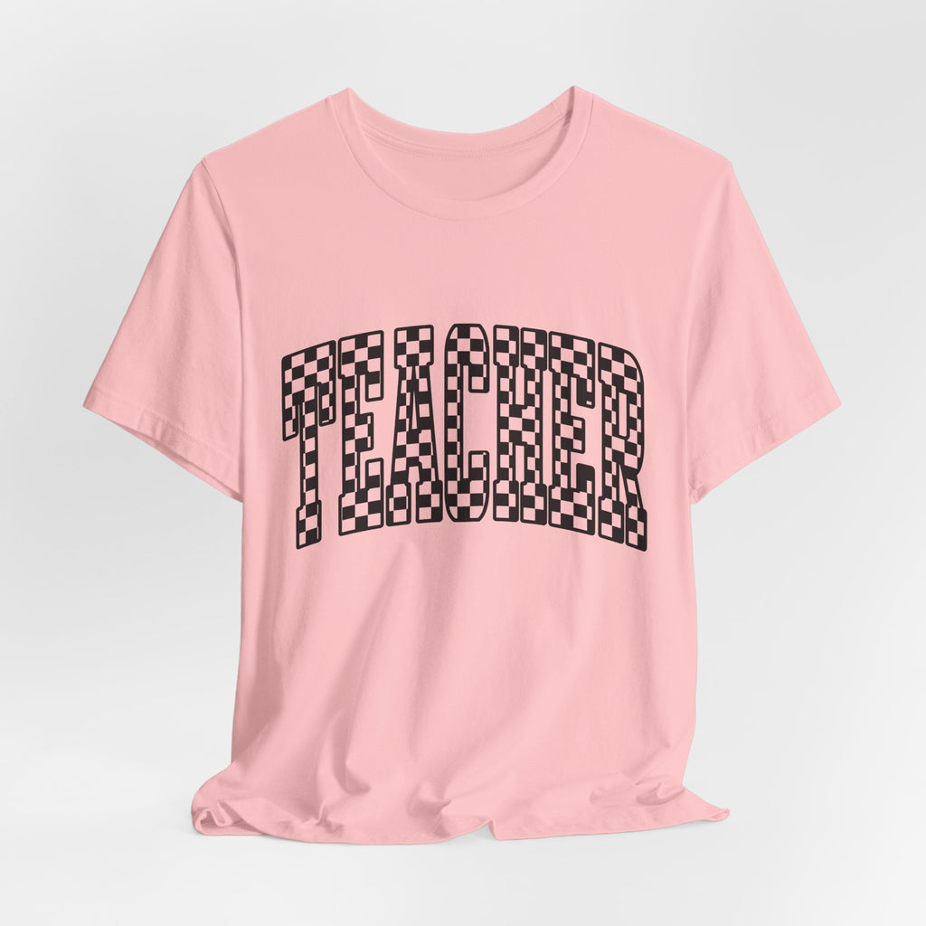 Teacher Checkerboard Graphic Tee