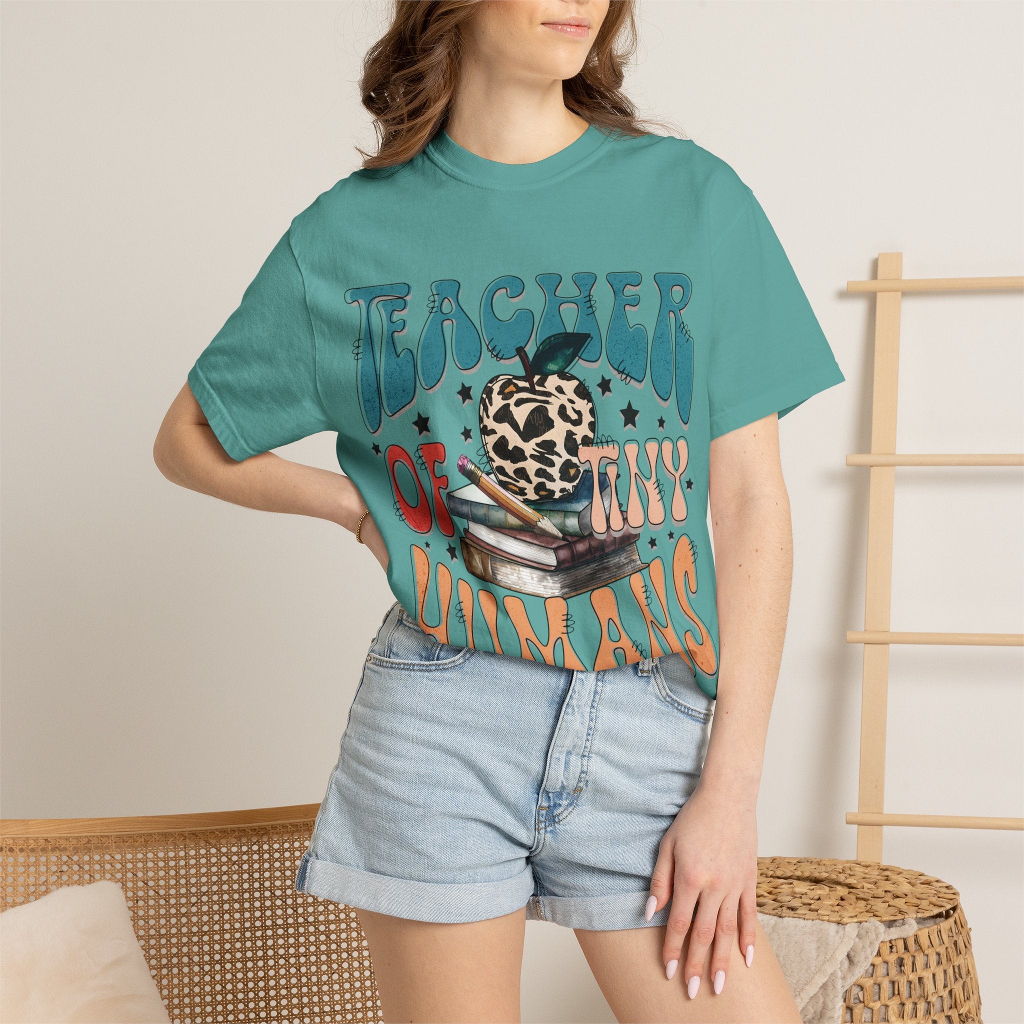 Teacher of Tiny Humans T-Shirt — Cute Retro Teacher Graphic Tee