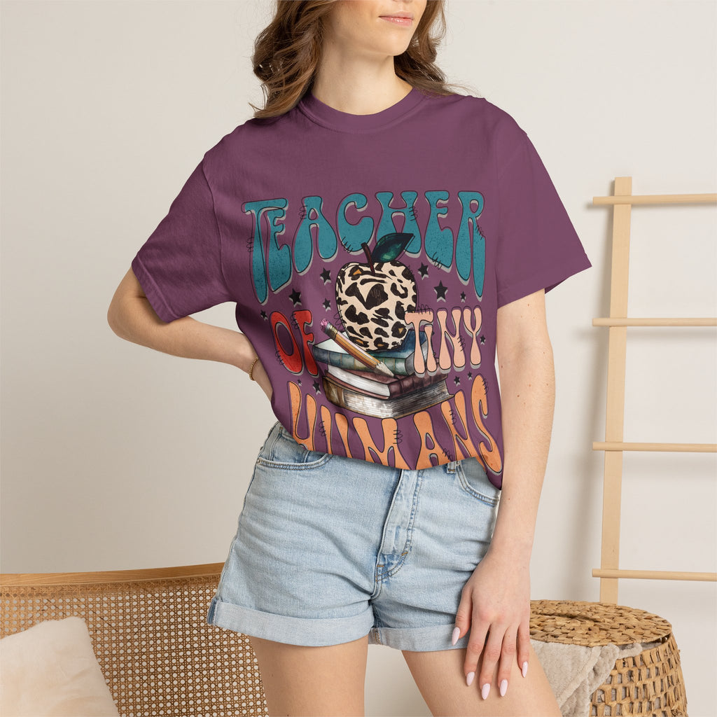 Teacher of Tiny Humans T-Shirt — Cute Retro Teacher Graphic Tee
