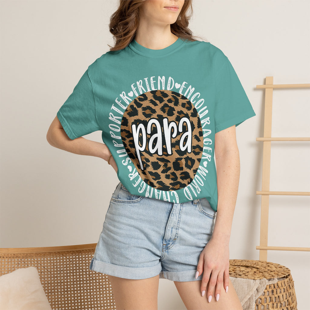 Para Leopard Circle T-Shirt — Supporter, Friend & Encourager Tee