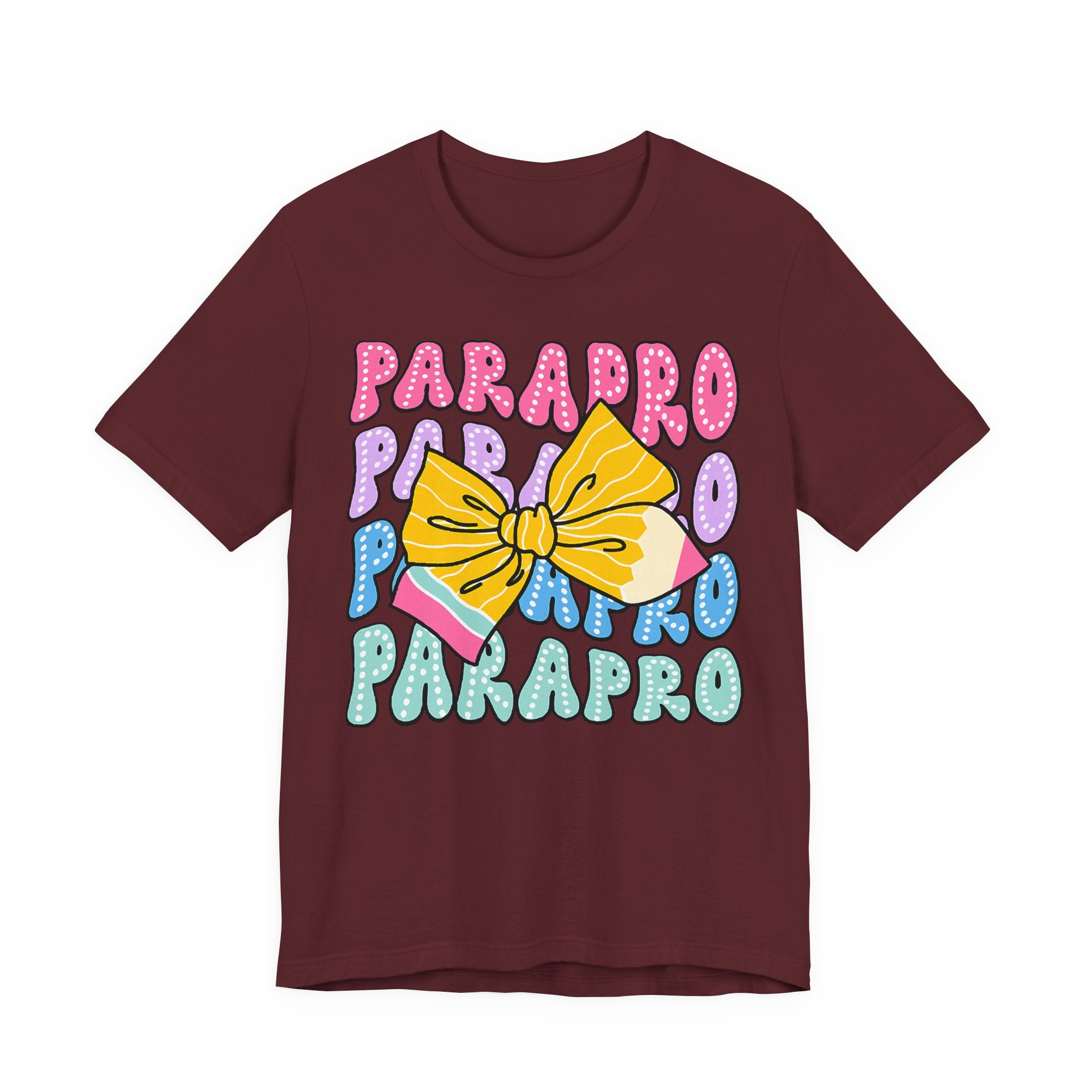 Parapro T-Shirt — Colorful Paraprofessional Bow Tee