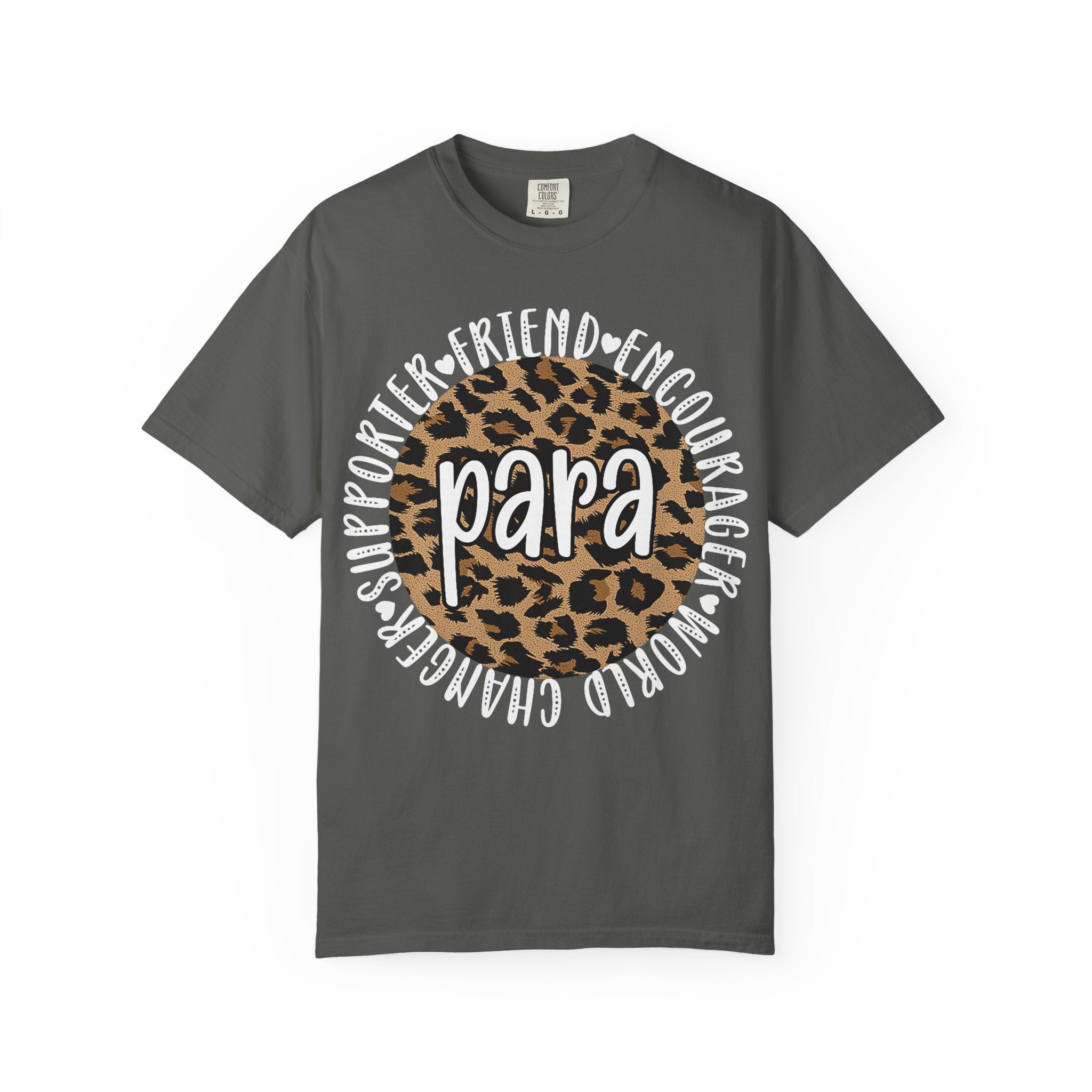 Para Leopard Circle T-Shirt — Supporter, Friend & Encourager Tee