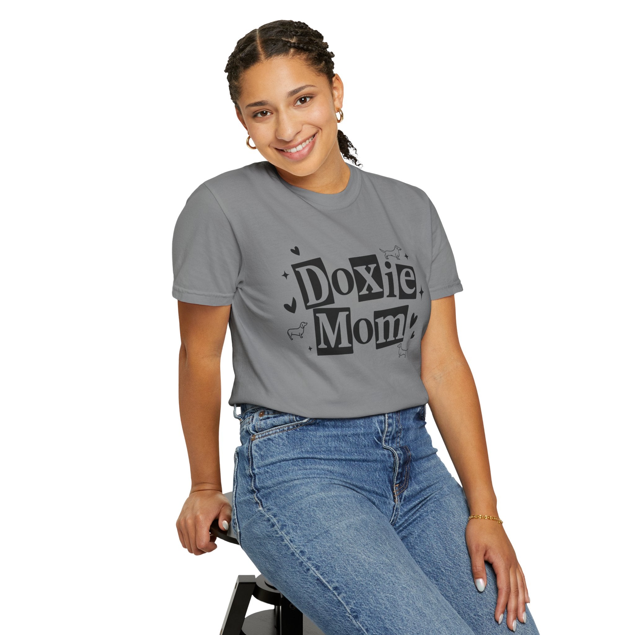 Doxie Mom T-Shirt — Cute Dachshund Dog Mom Tee, Dog Lover Gift