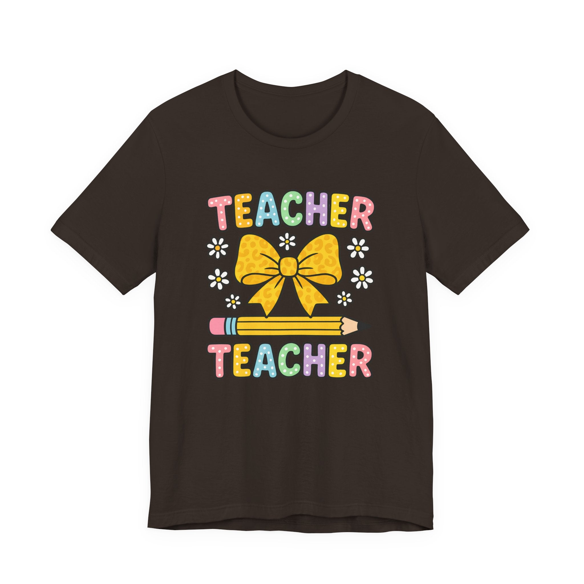 Teacher Bow Pencil T-Shirt