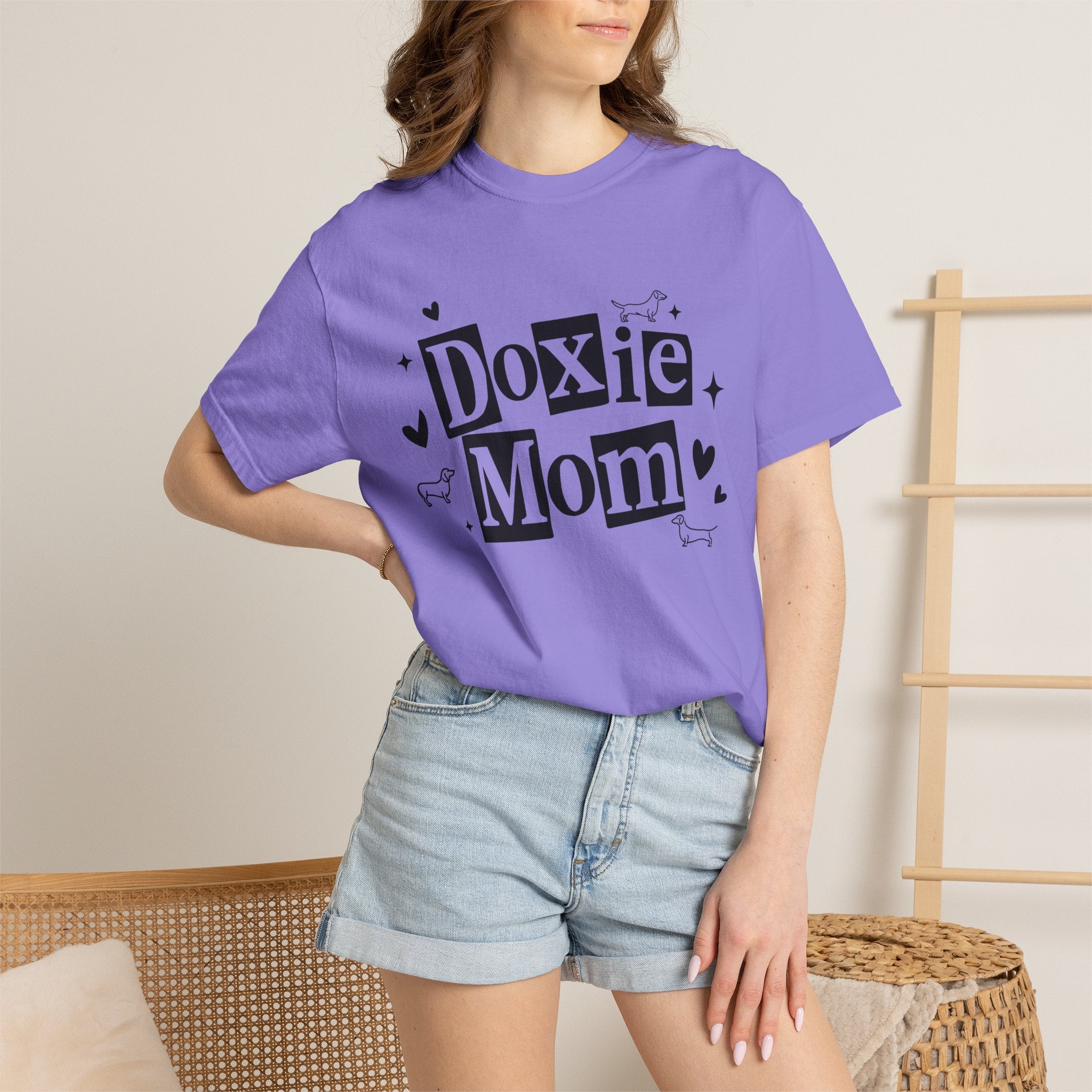 Doxie Mom T-Shirt — Cute Dachshund Dog Mom Tee, Dog Lover Gift