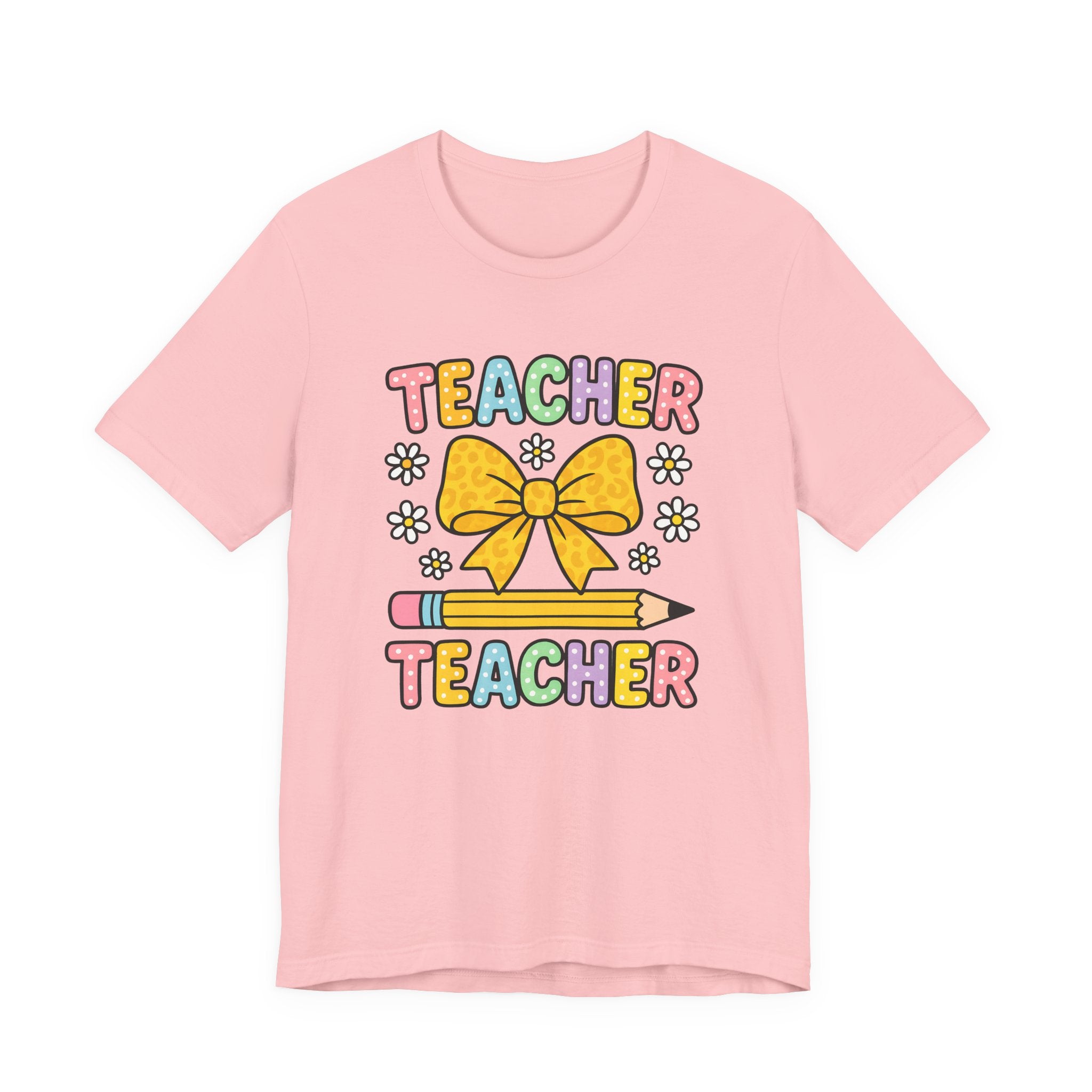 Teacher Bow Pencil T-Shirt