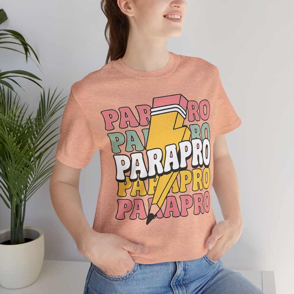 Parapro Pencil Tee — Retro Paraprofessional Appreciation Shirt