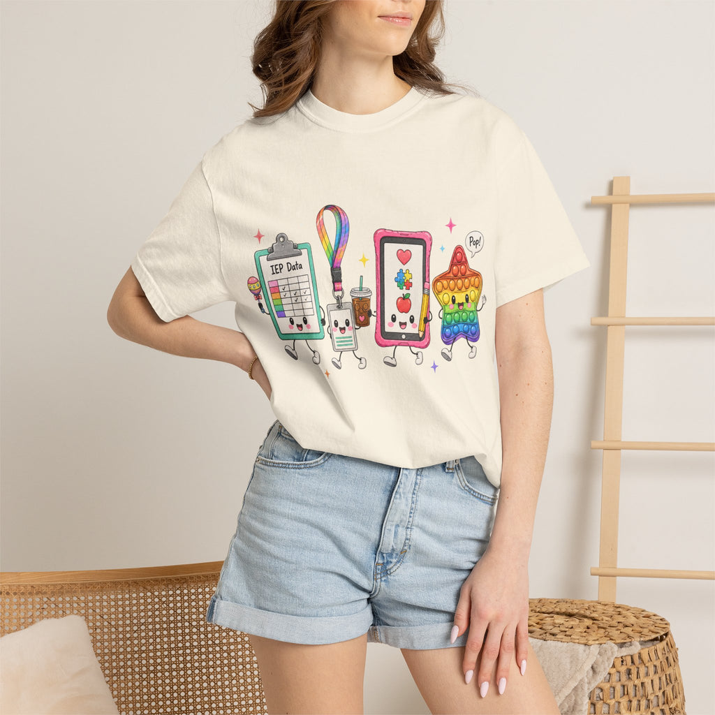 Teacher Tech Friends Graphic T-Shirt — IEP data