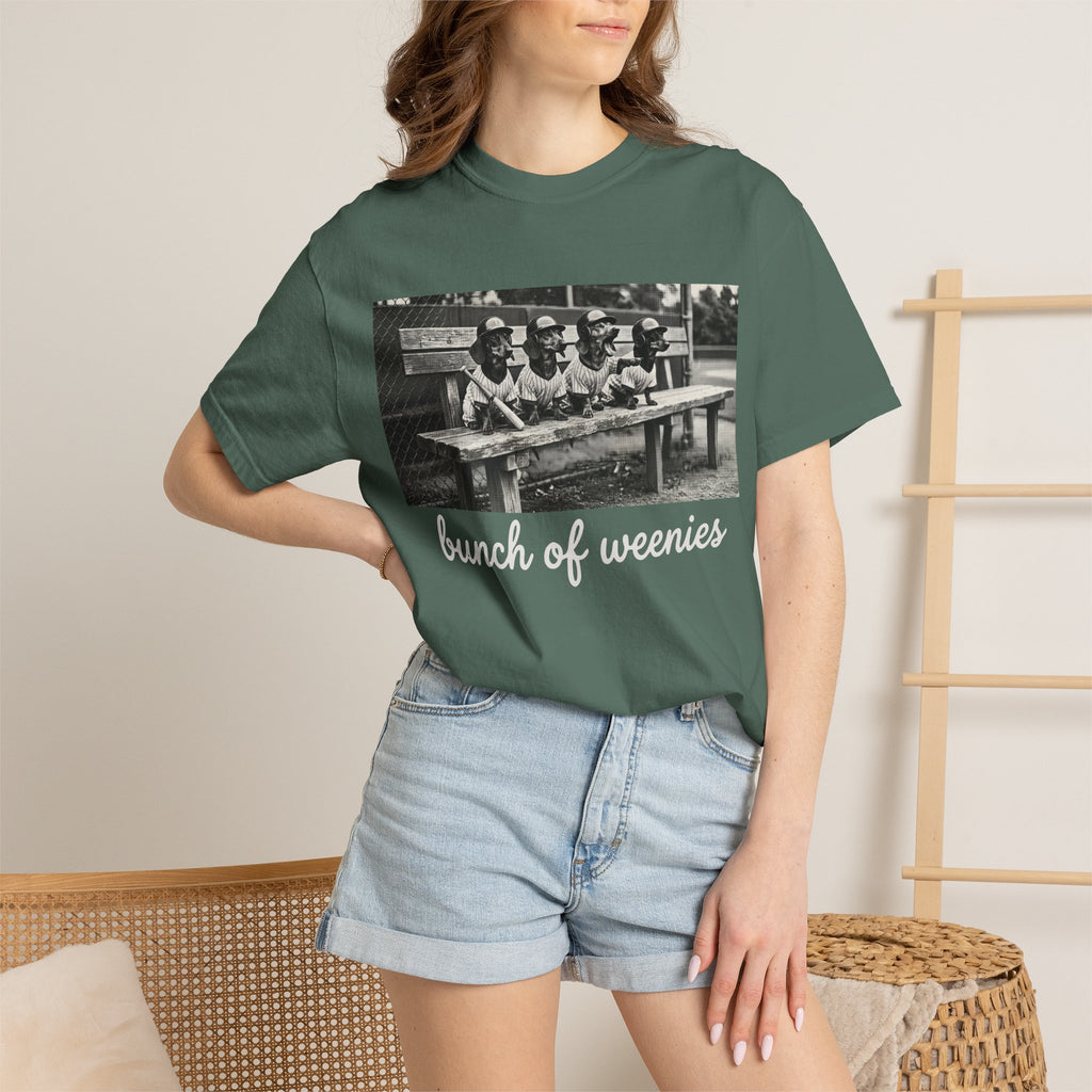 Vintage Bunch of Weenies White Text Photo T-Shirt