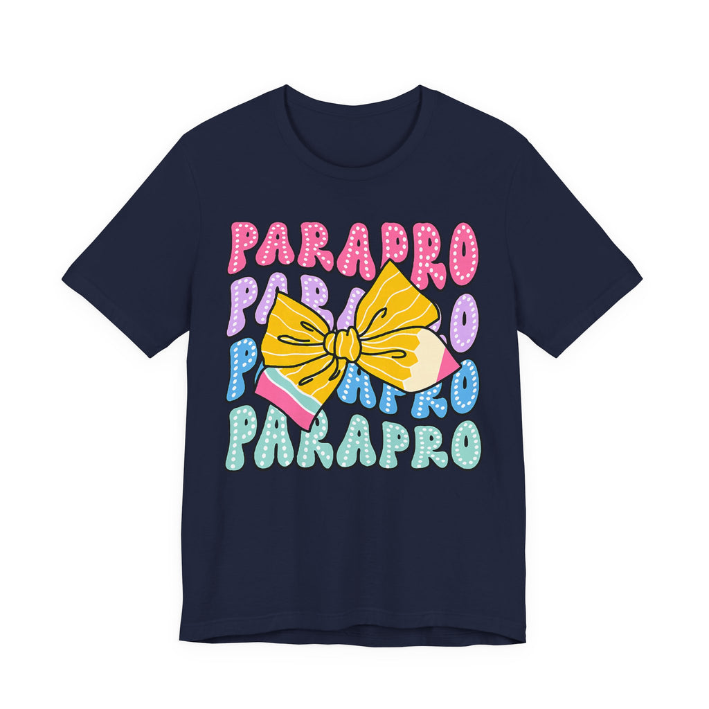 Parapro T-Shirt — Colorful Paraprofessional Bow Tee