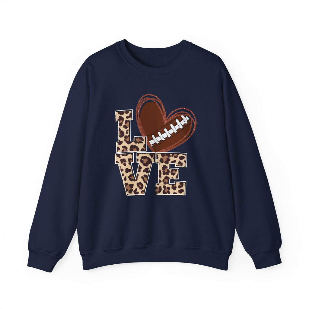 Football Love Leopard Sweatshirt