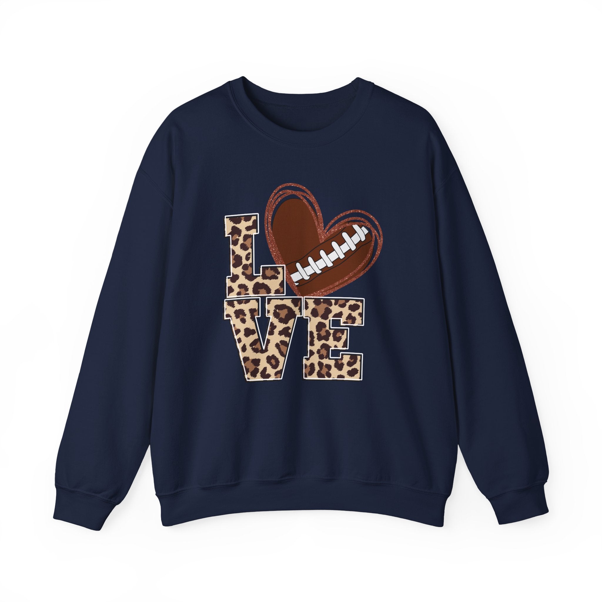 Football Love Leopard Sweatshirt