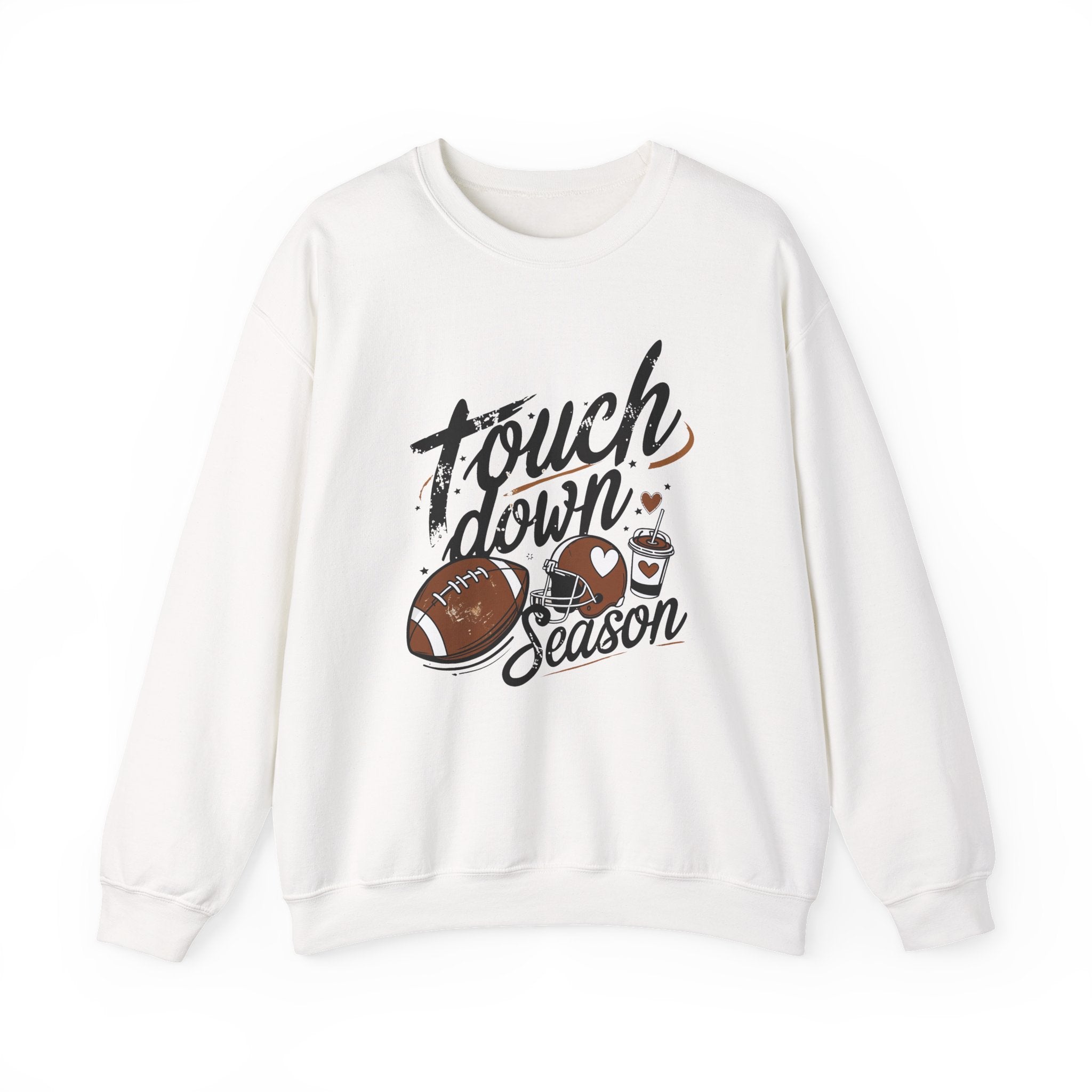 Touchdown Season Crewneck Sweatshirt — Football Fan Game Day Pullover