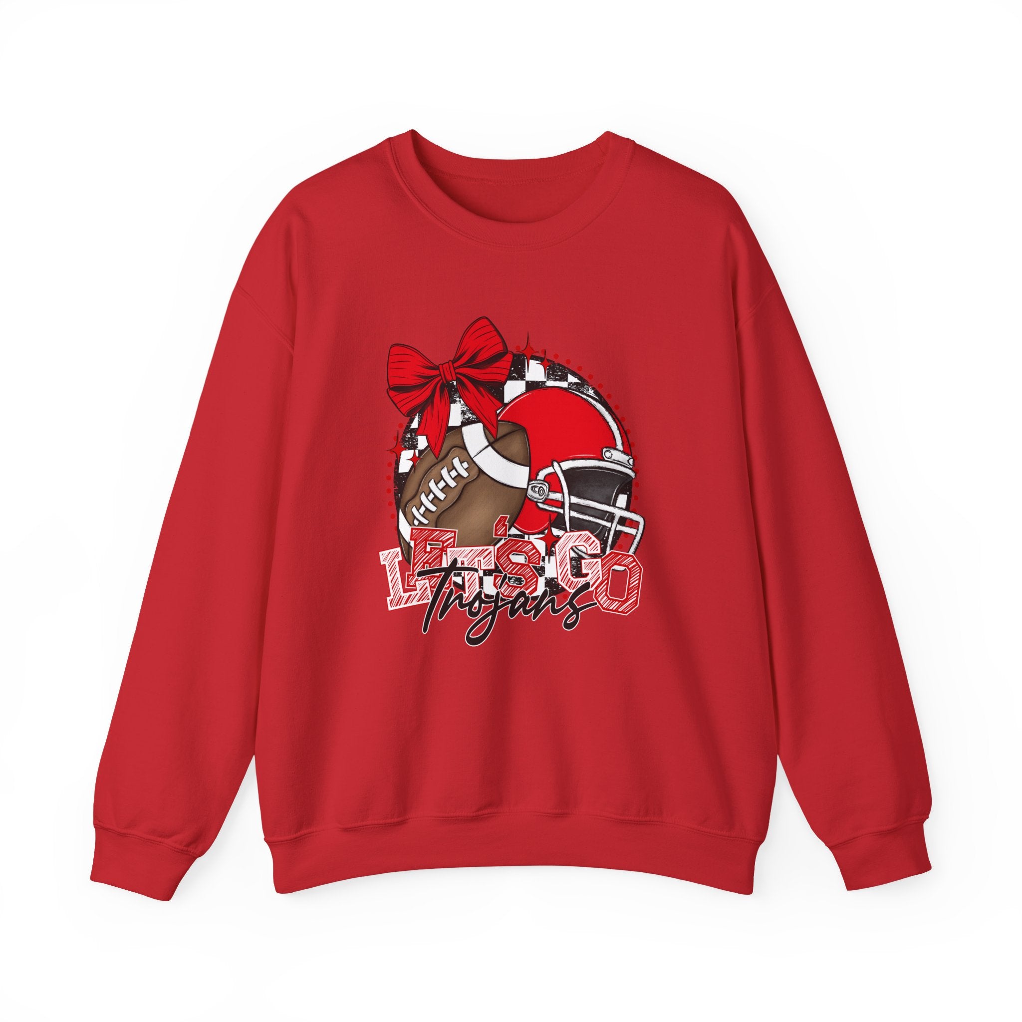 Trojans Football Mom Crewneck Sweatshirt