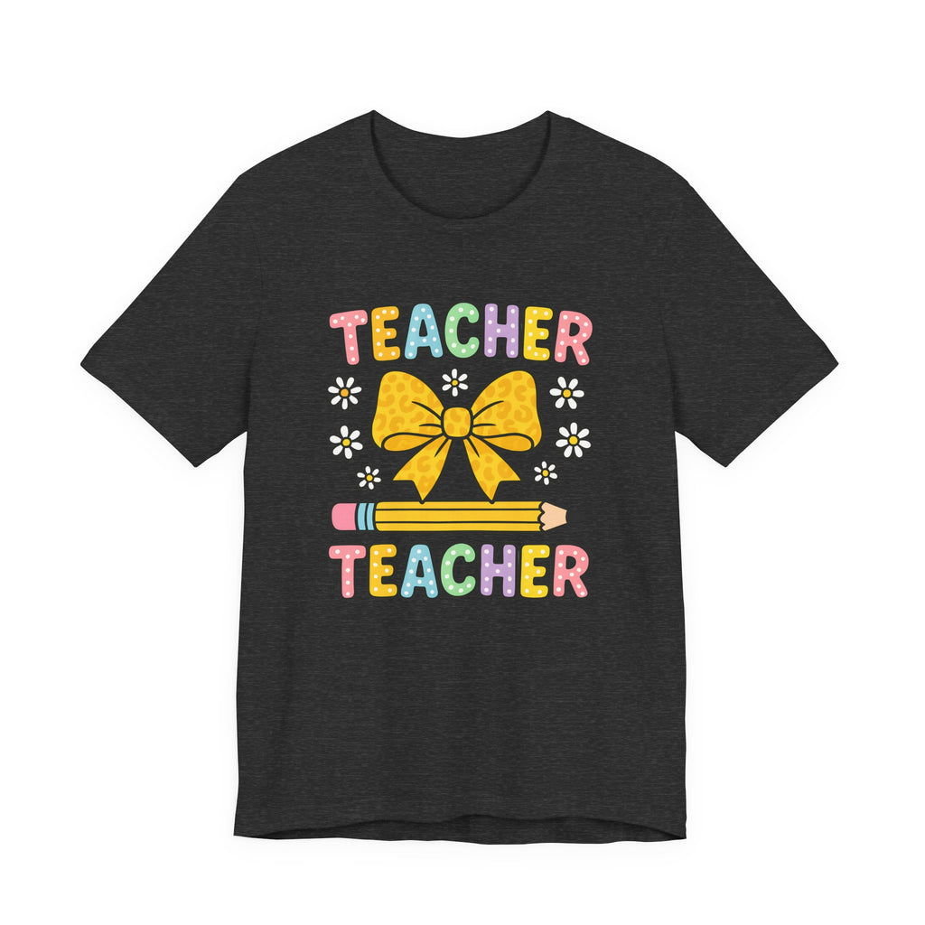 Teacher Bow Pencil T-Shirt
