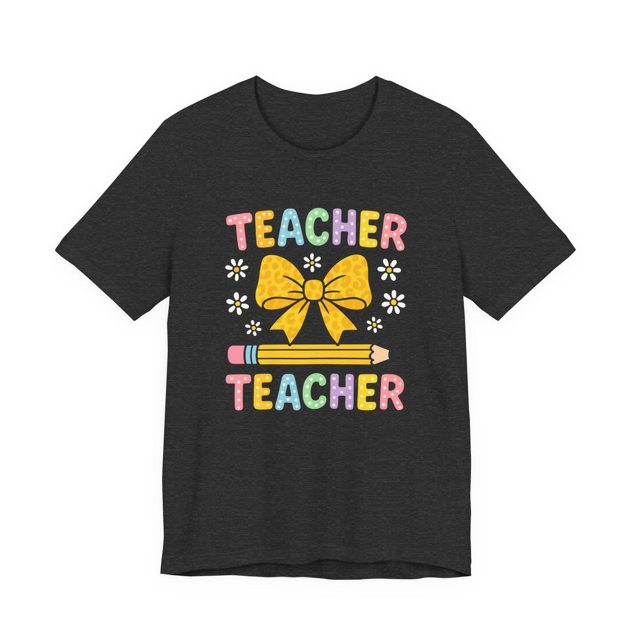 Teacher Bow Pencil T-Shirt