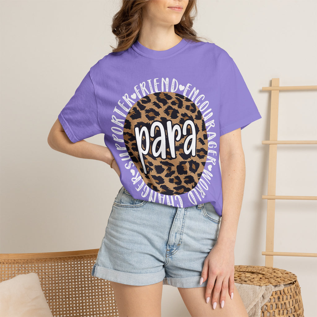 Para Leopard Circle T-Shirt — Supporter, Friend & Encourager Tee