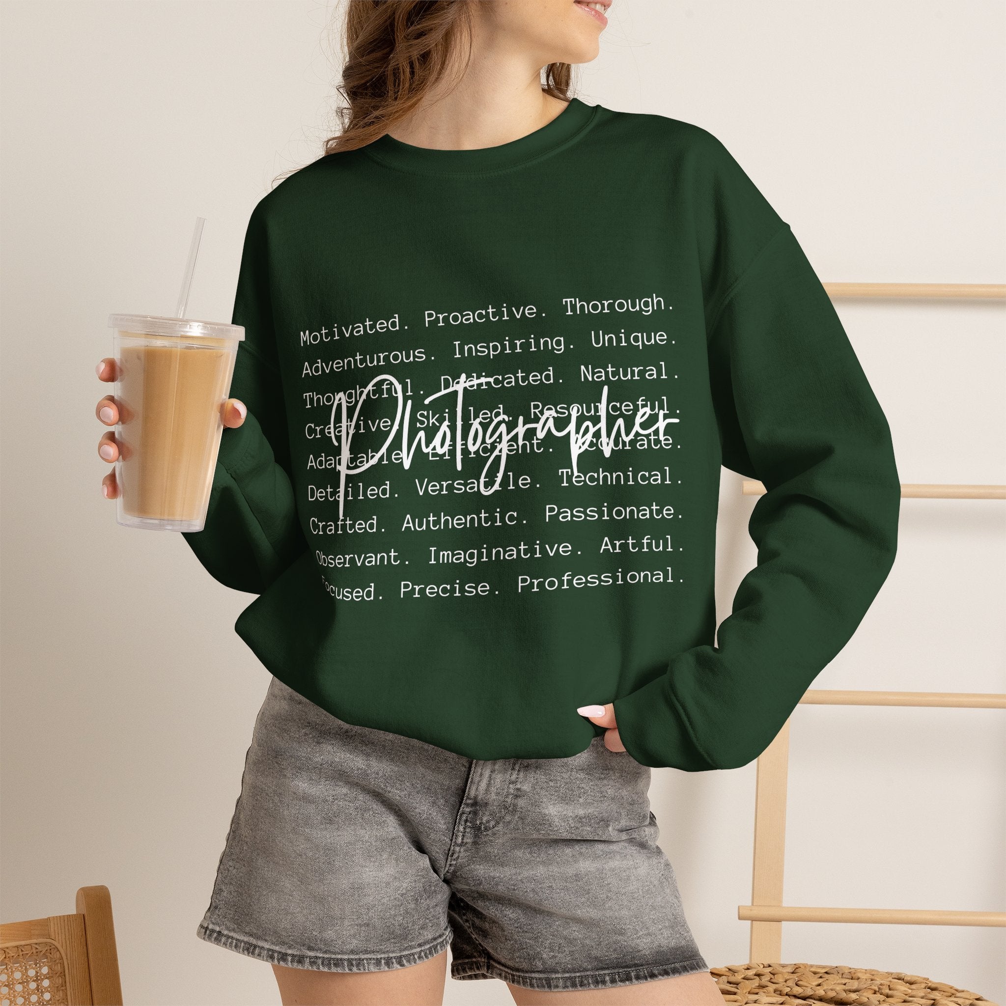 Photographer Crewneck Sweatshirt