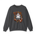 Football Ghost Crewneck Sweatshirt – Cute Spooky Game Day Design