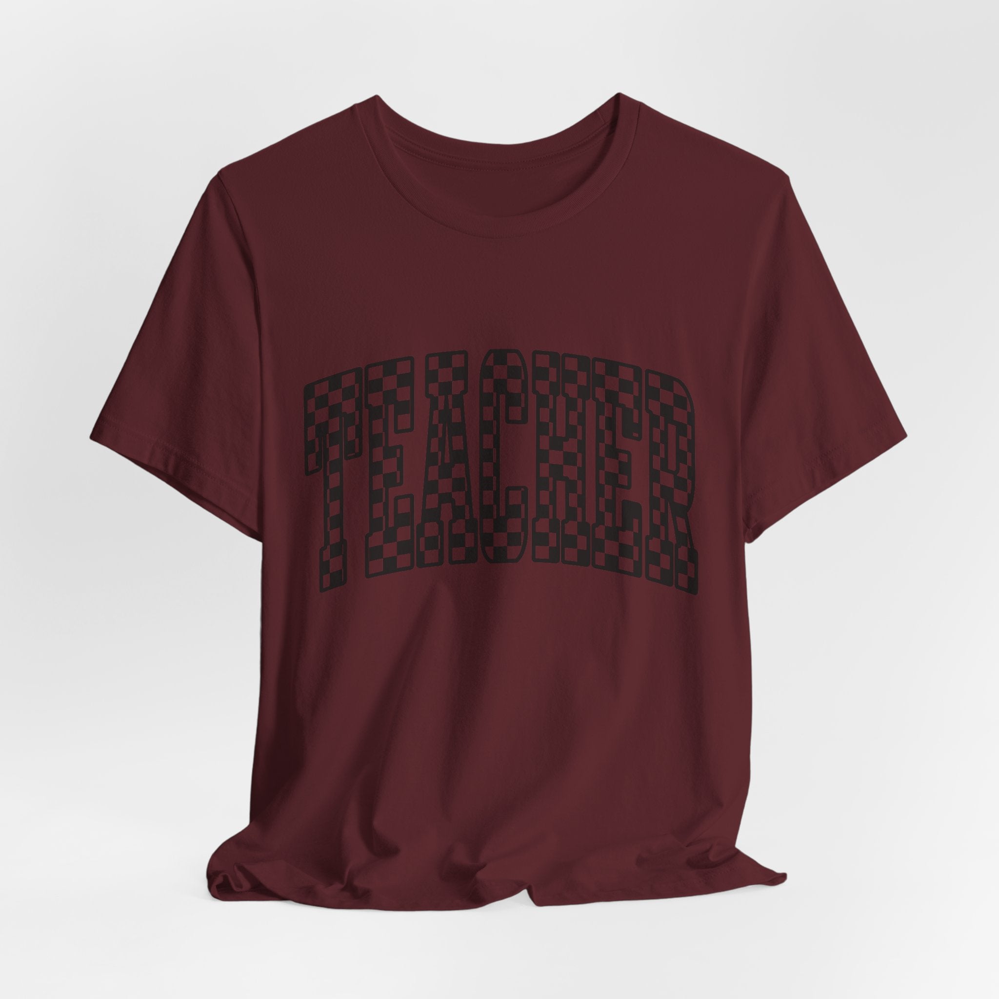 Teacher Checkerboard Graphic Tee