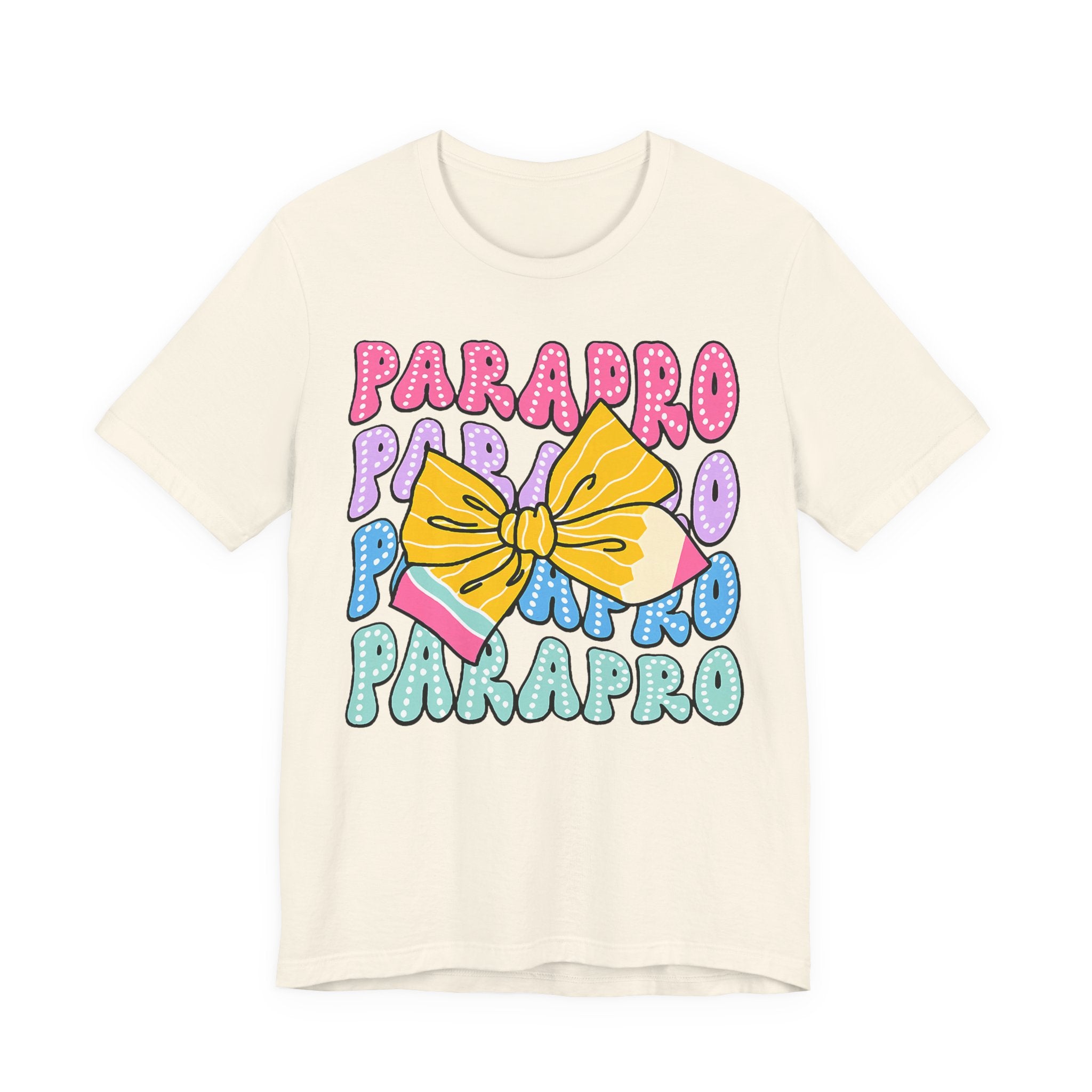 Parapro T-Shirt — Colorful Paraprofessional Bow Tee