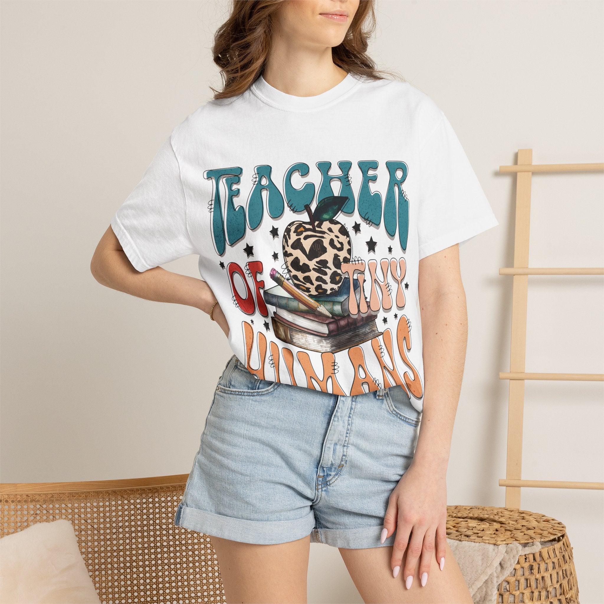 Teacher of Tiny Humans T-Shirt — Cute Retro Teacher Graphic Tee