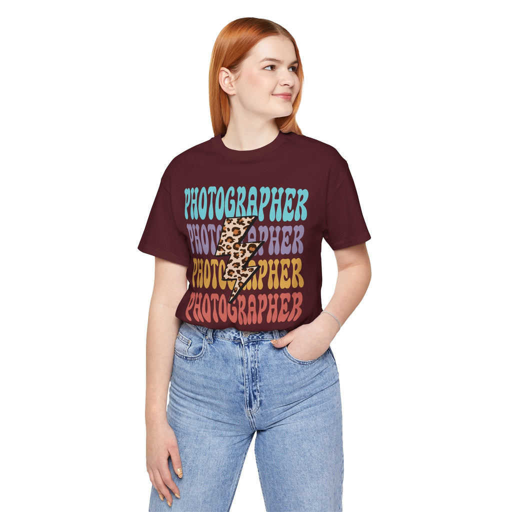 Photographer Lightning Bolt Tee