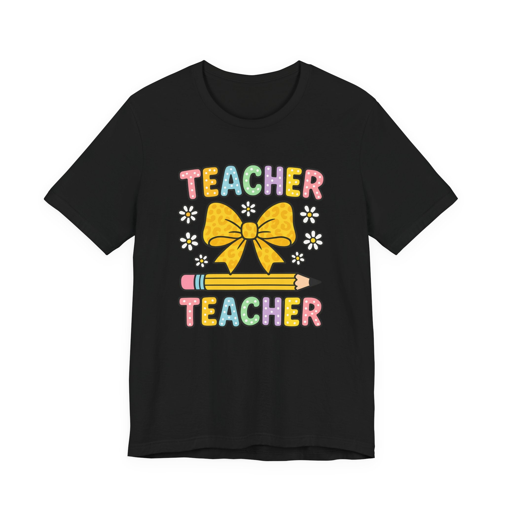 Teacher Bow Pencil T-Shirt