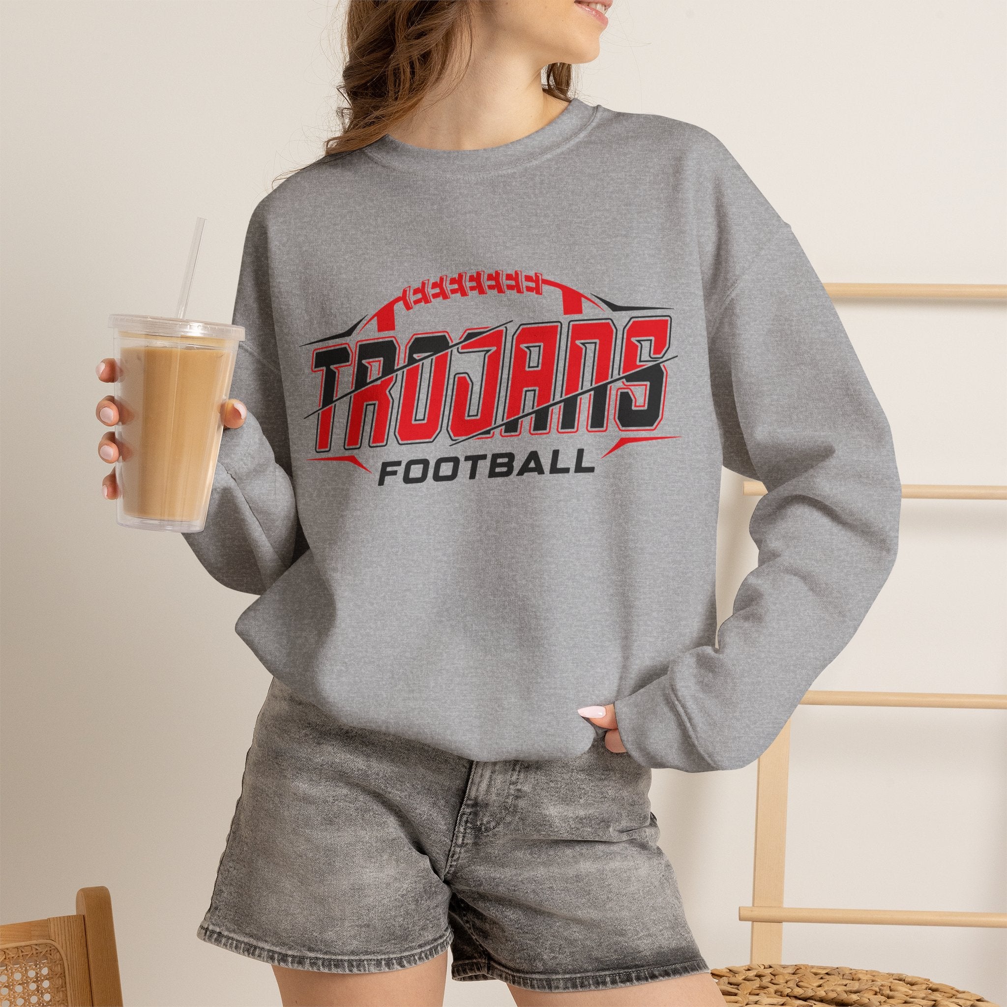 Trojans Football Crewneck Sweatshirt