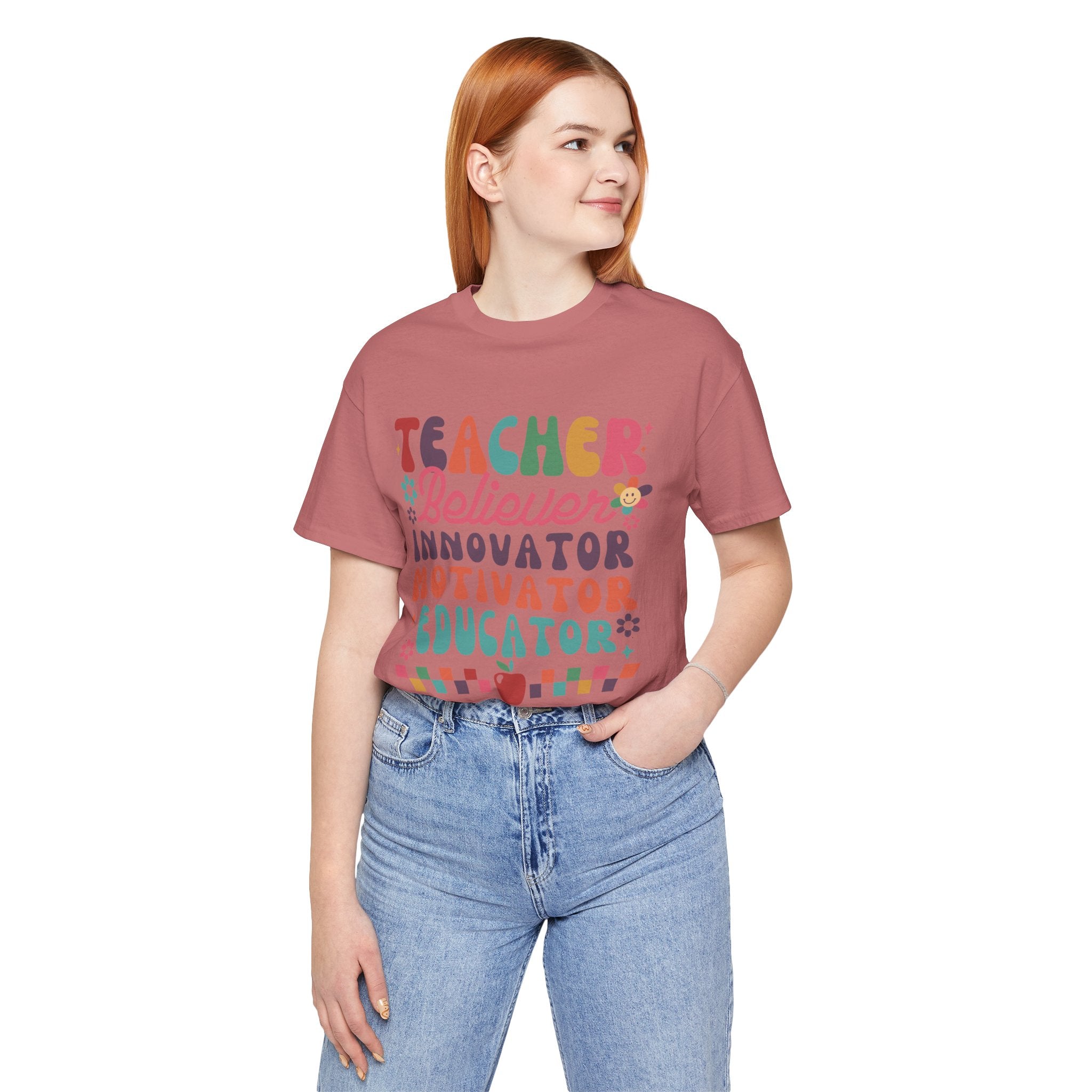 Teacher Believer Innovator Motivator Educator Tee