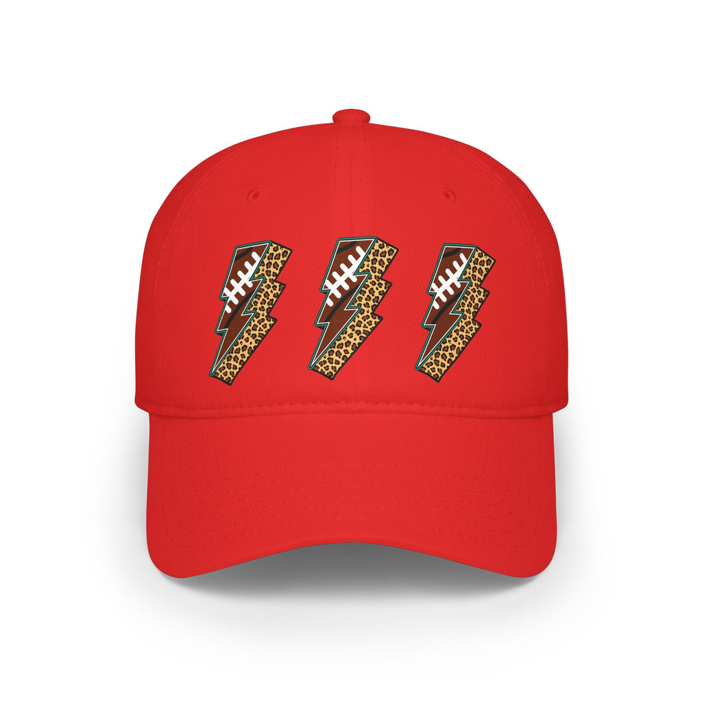 Leopard Football Lightning Cap
