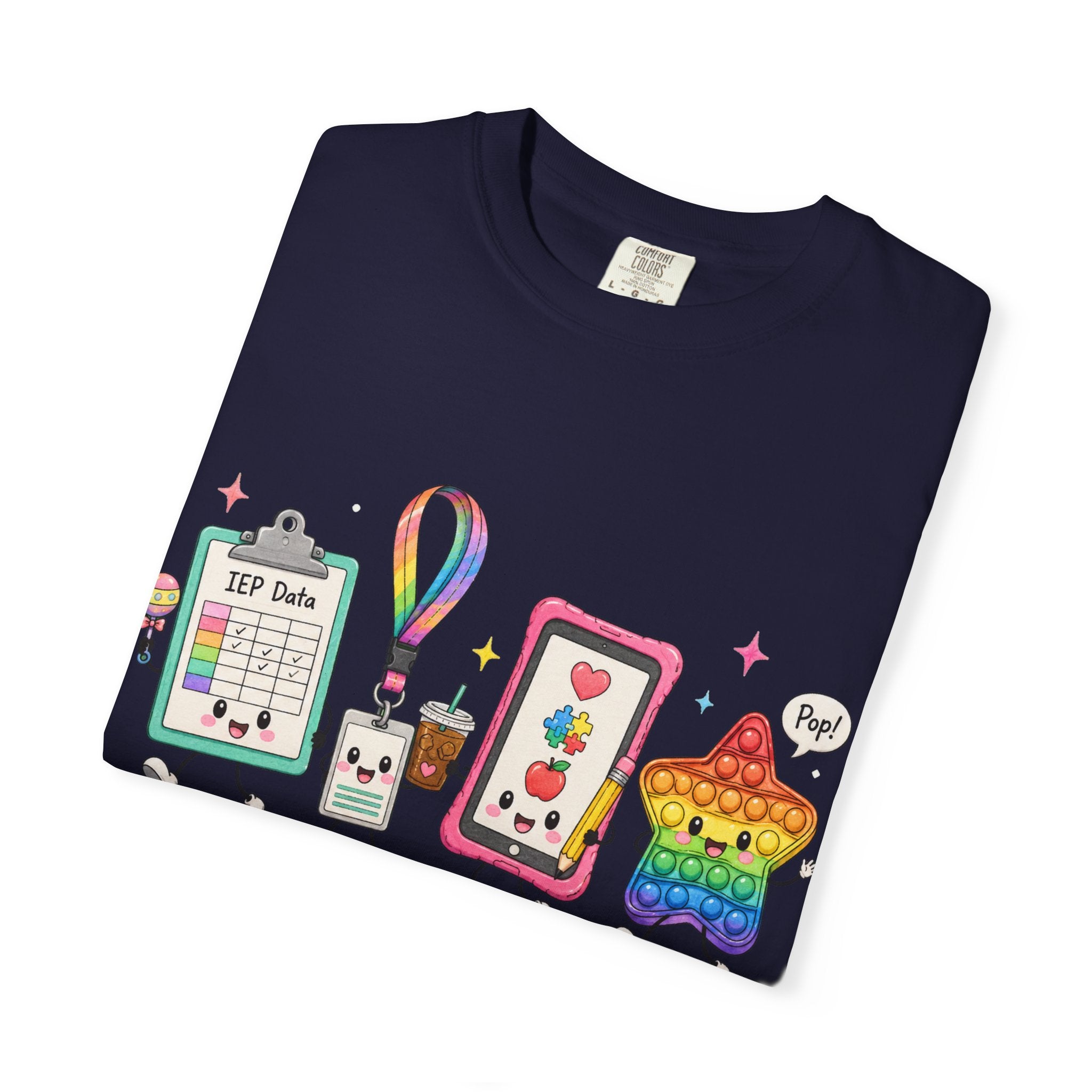 Teacher Tech Friends Graphic T-Shirt — IEP data